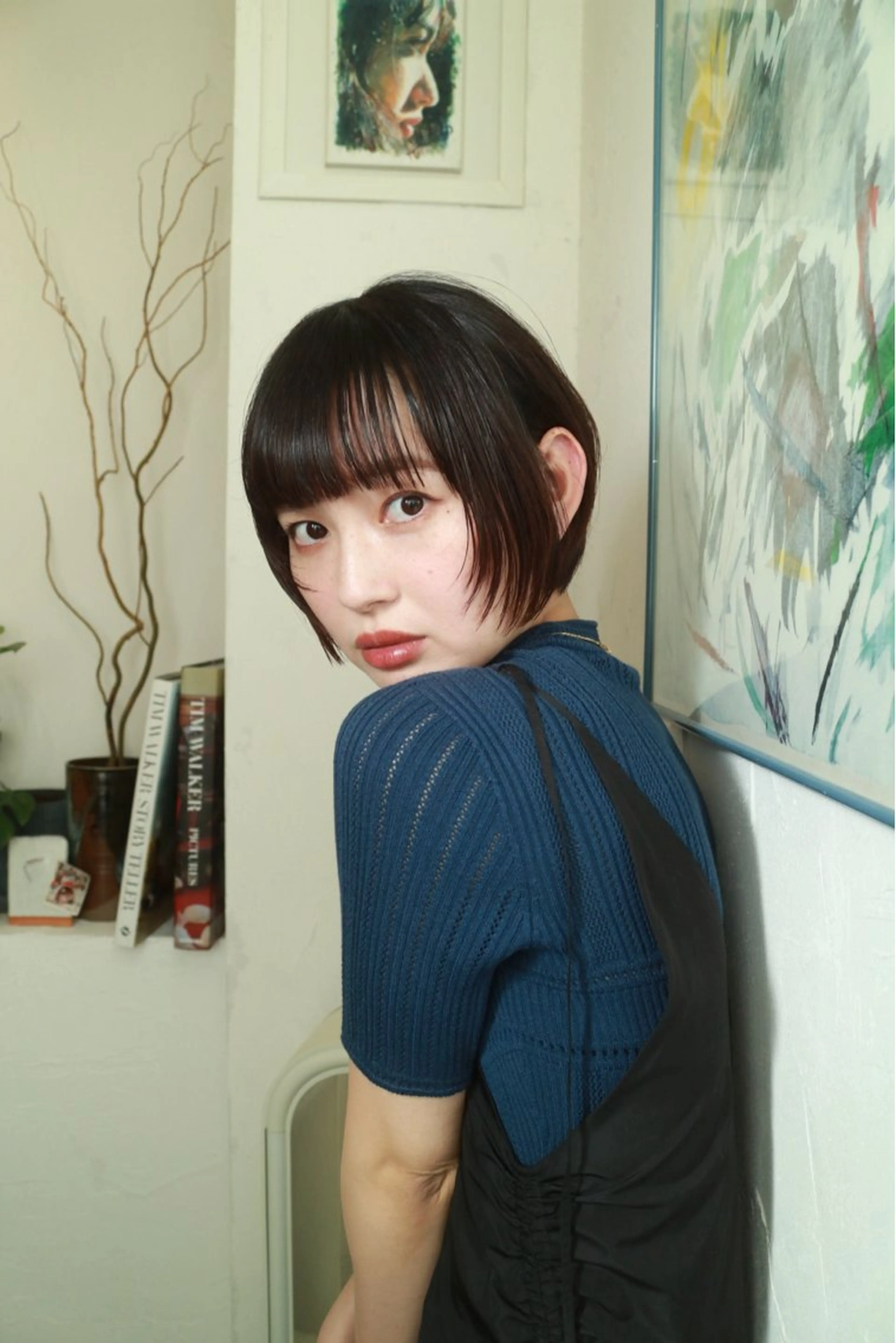 ショート パーマ 縮毛矯正 ooitヨシダ ミナミのヘアスタイル