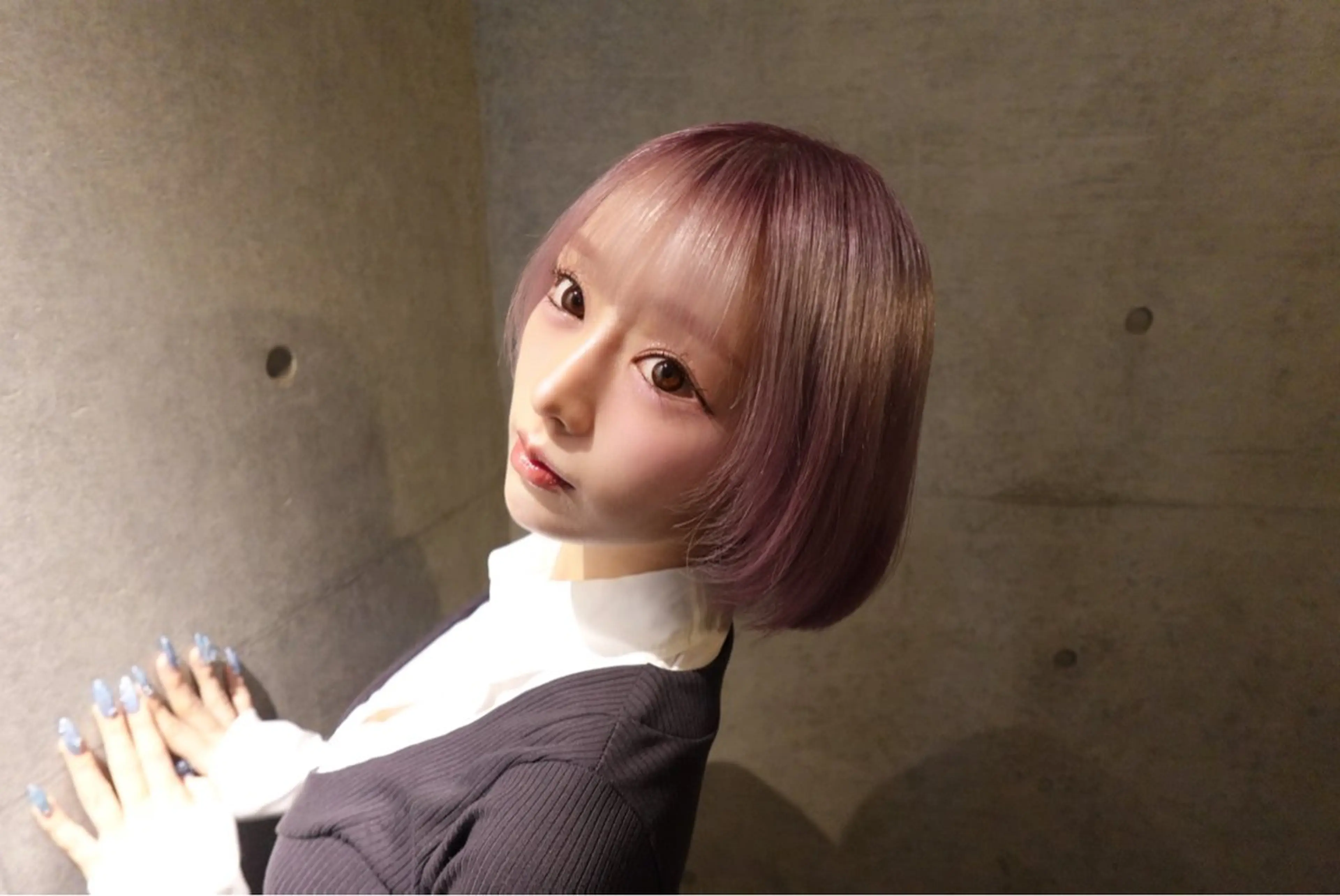 ミディアム カラー レイヤーカット /ハイトーンchaoのヘアスタイル