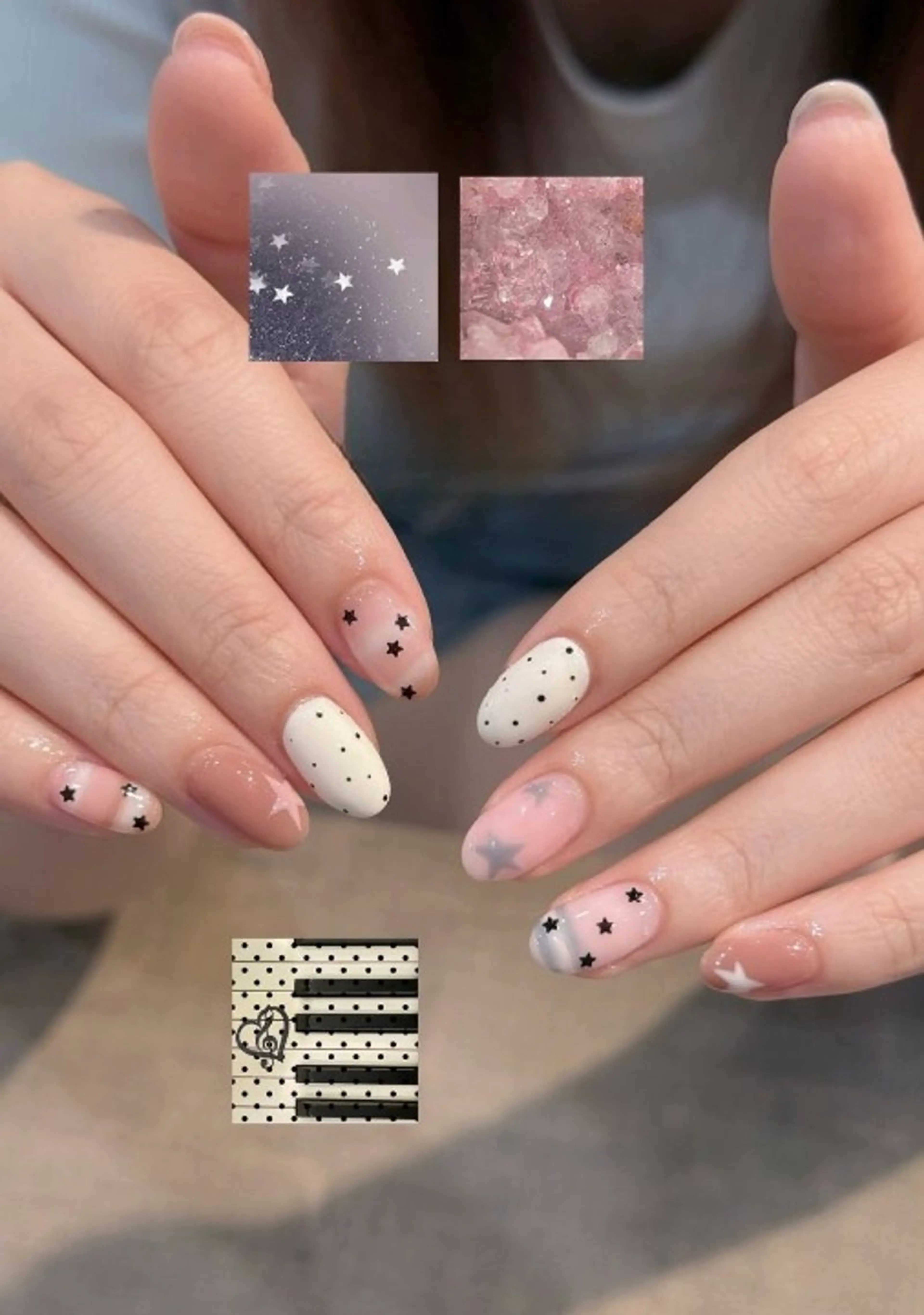 カラー グラデーションカラー ピンクカラー ハンドネイル AIN Nailのネイルデザイン