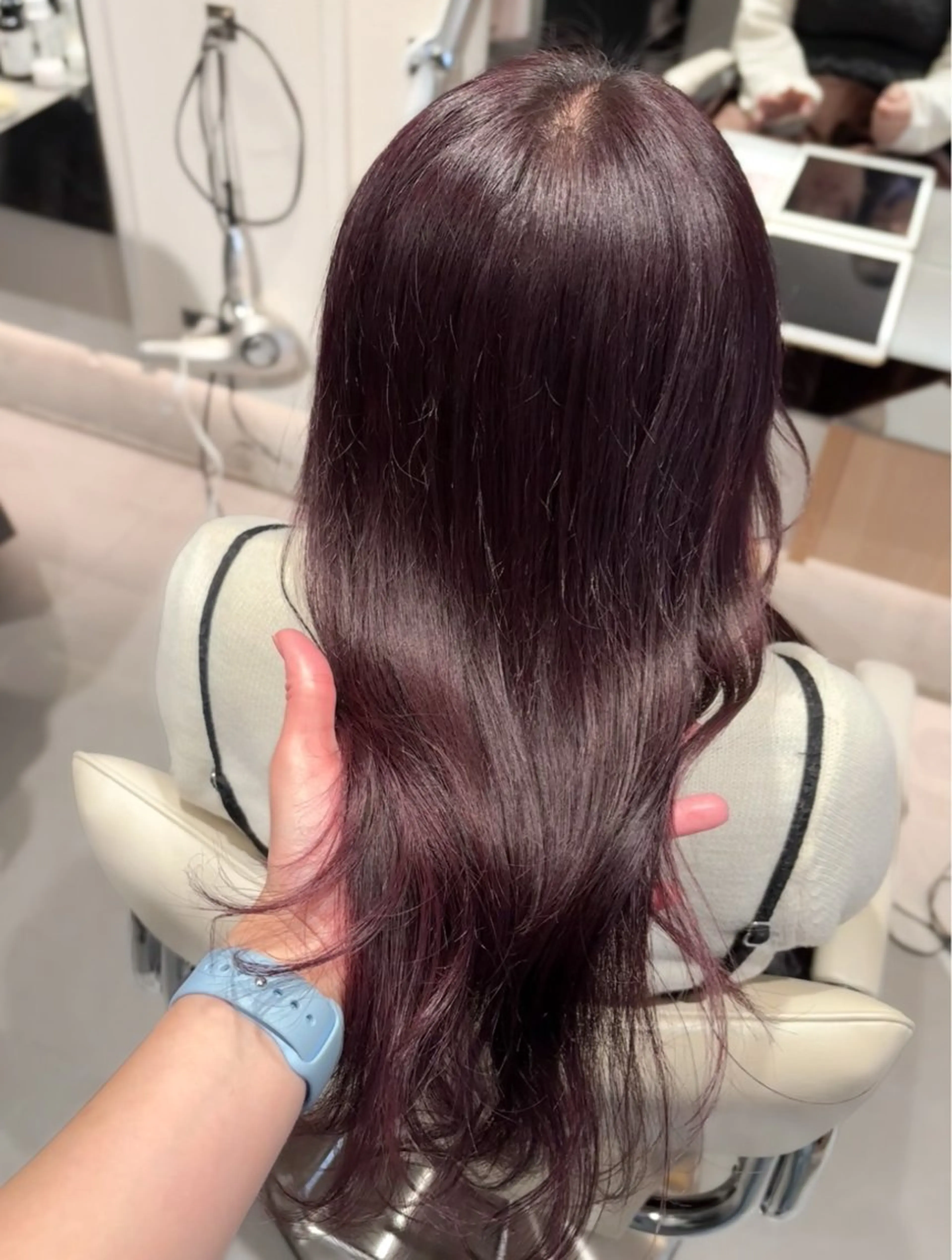 セミロング カラー カット ヘアカラー トリートメント 艶髪カラー/ レイヤー/yuiのヘアスタイル