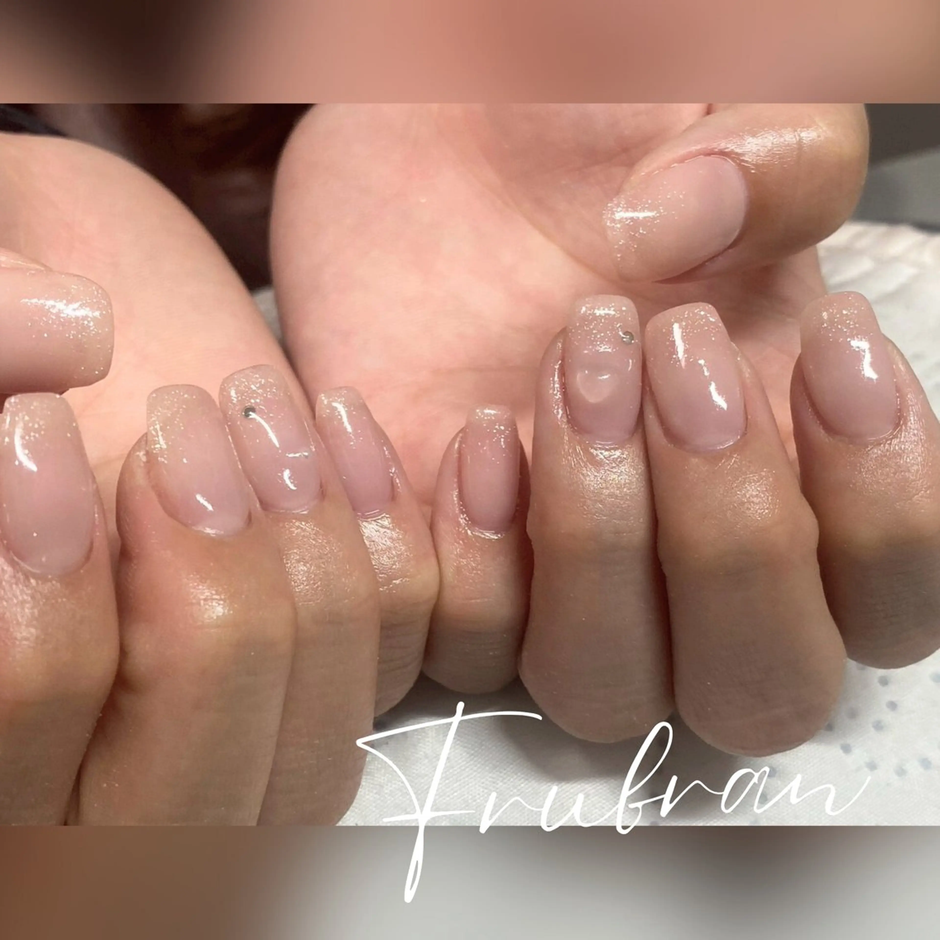 ネイル シンプルネイル ハンドネイル Frubran フルーブランのネイルデザイン