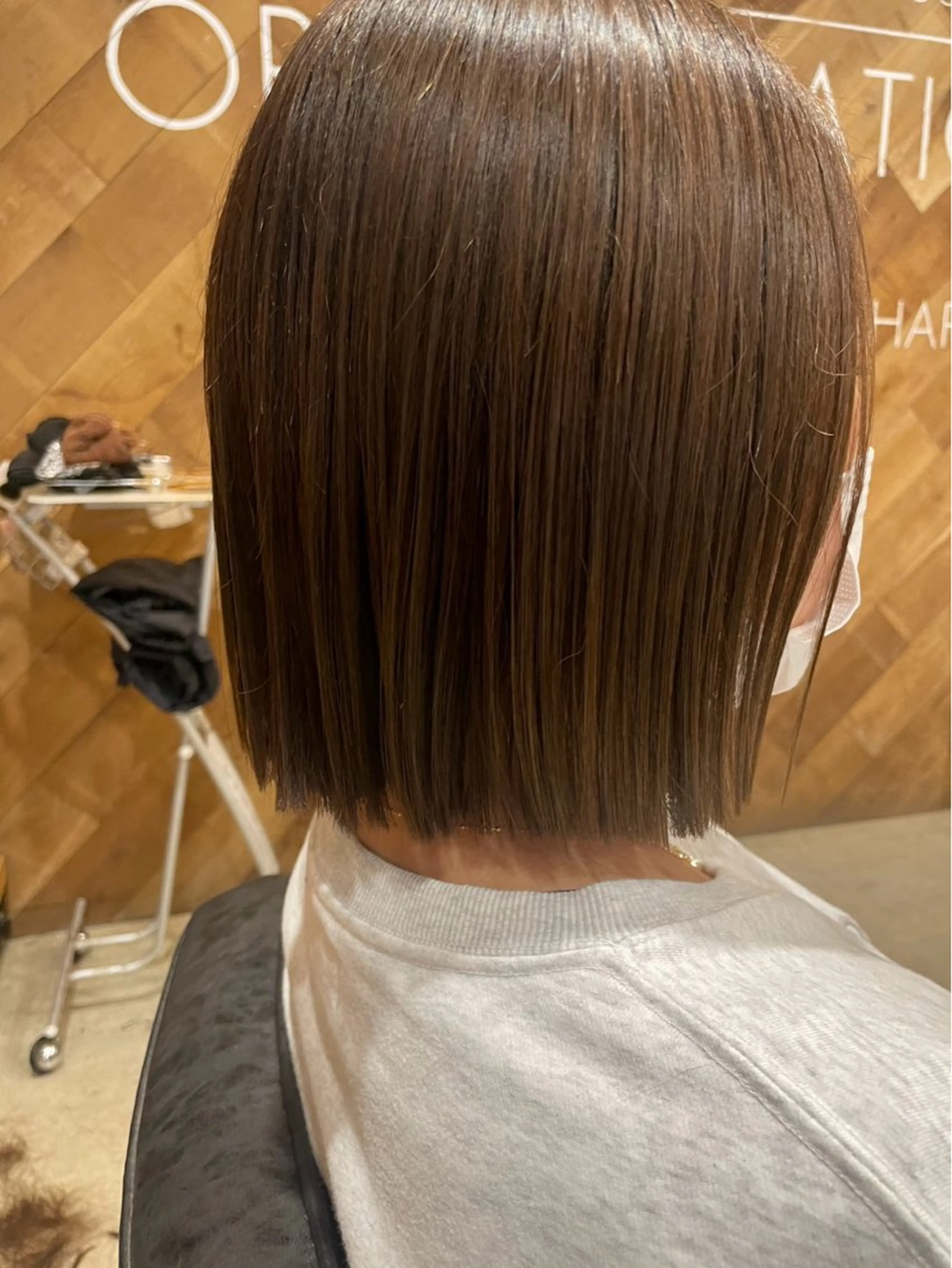 ミディアム カット lolonois 宮城茉歩呂のヘアスタイル