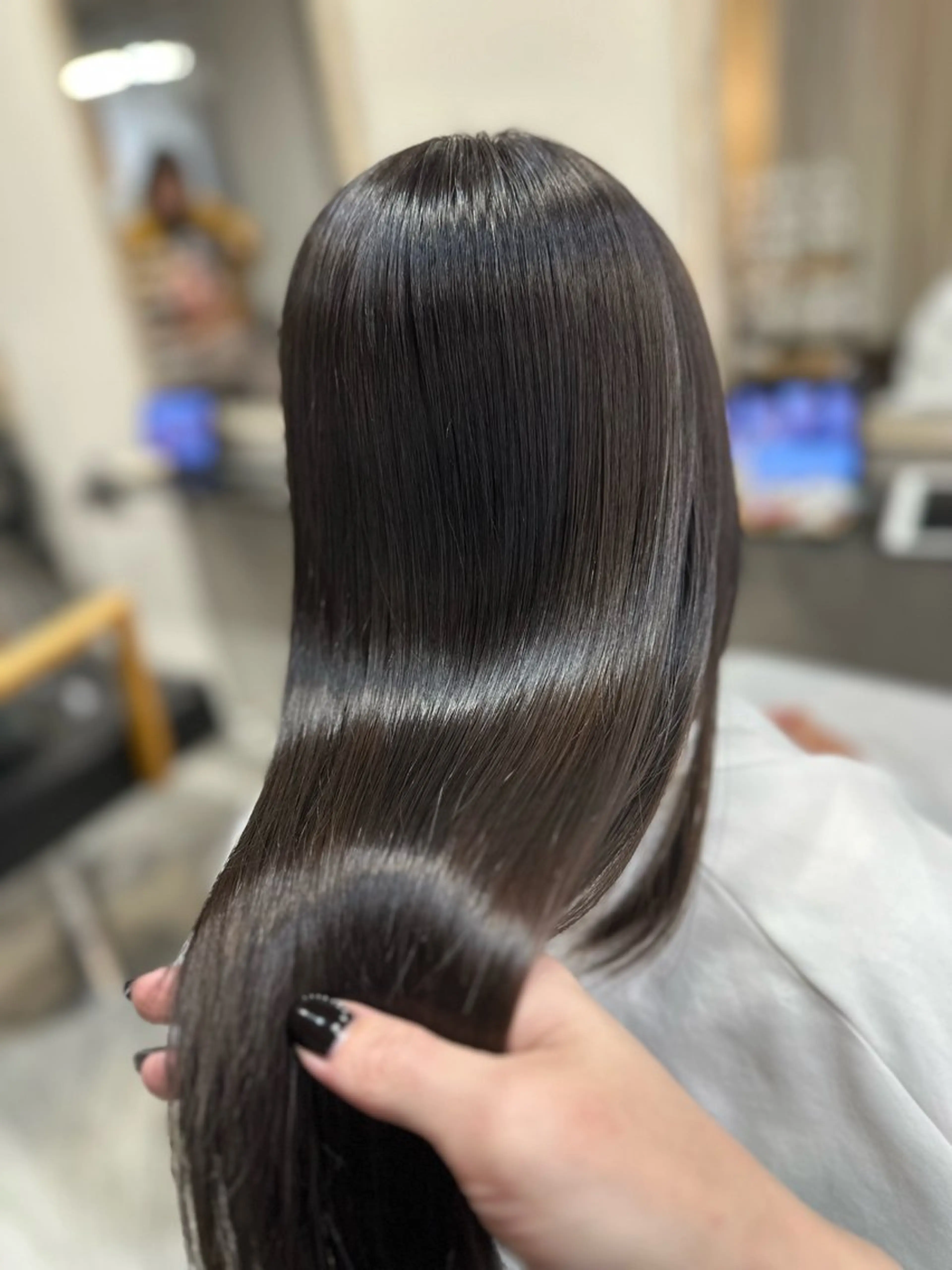 ミディアム カラー ヘアカラー 福西晃希 【艶髪・髪質改善】のヘアスタイル