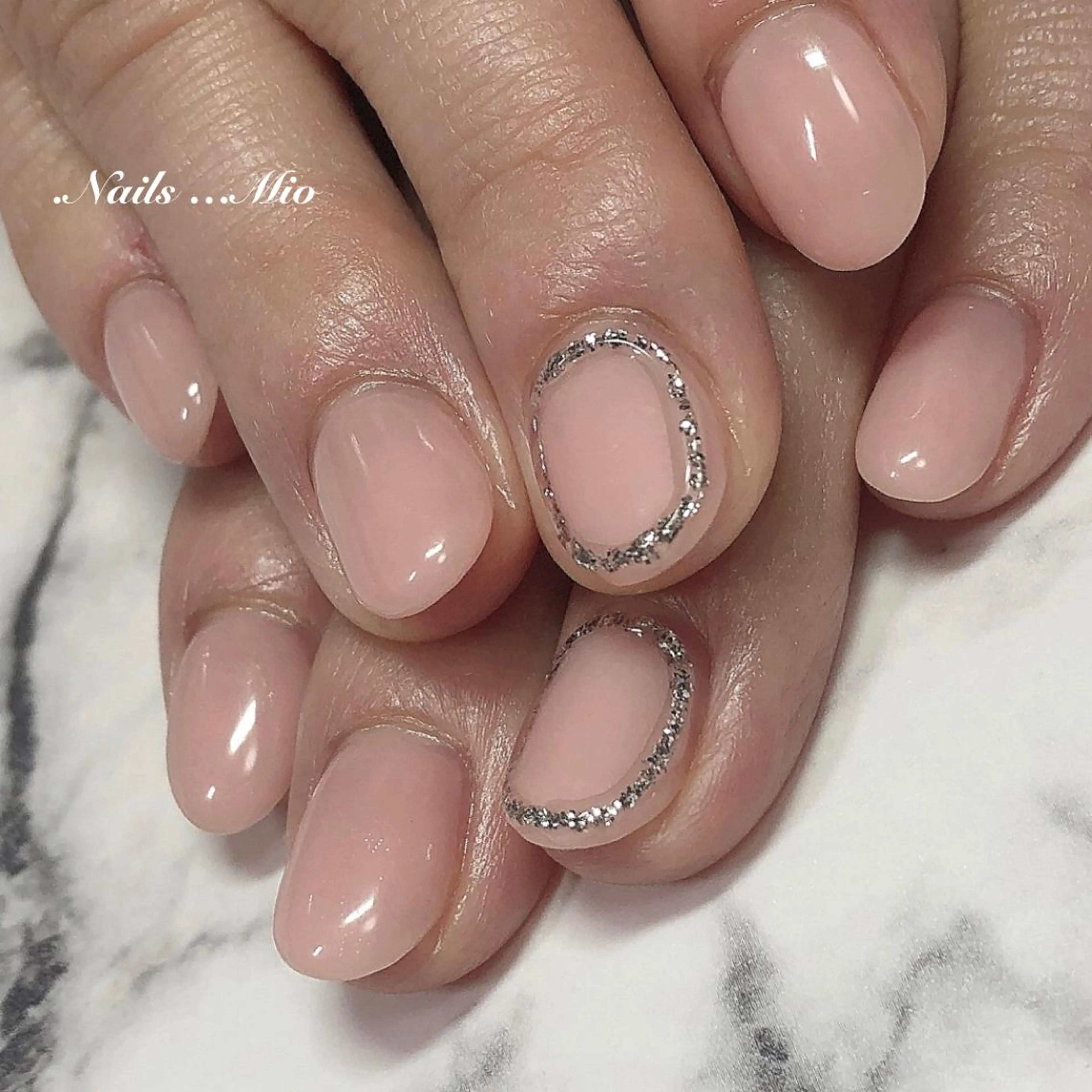ネイル アートネイル ジェルネイル ワンカラーネイル .Nails Mio 赤羽西ネイルサロンのネイルデザイン