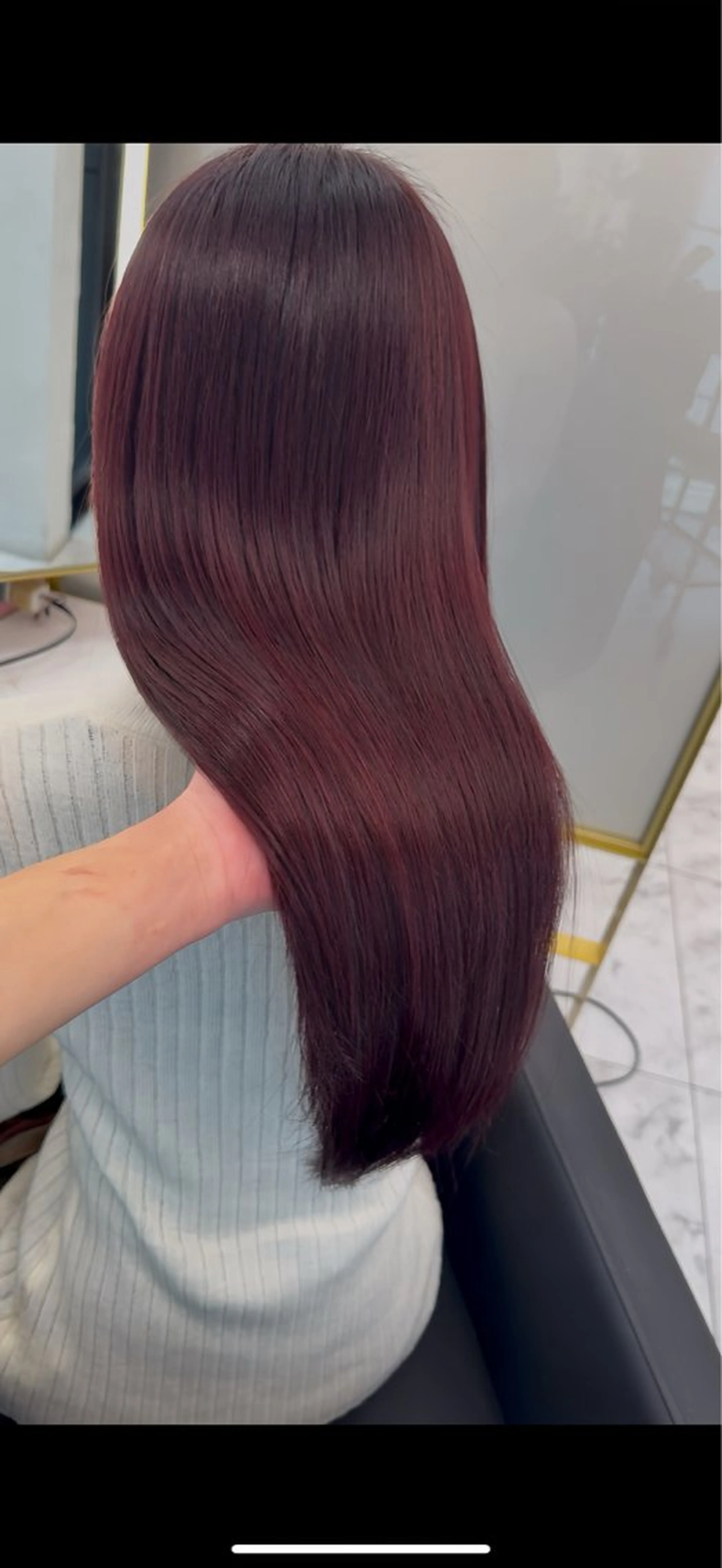 ロング カラー ブリーチ ブリーチなしカラー ヘアカラー トリートメント 🍒暖色🍒ブリーチ なしカラー/たくみ。のヘアスタイル