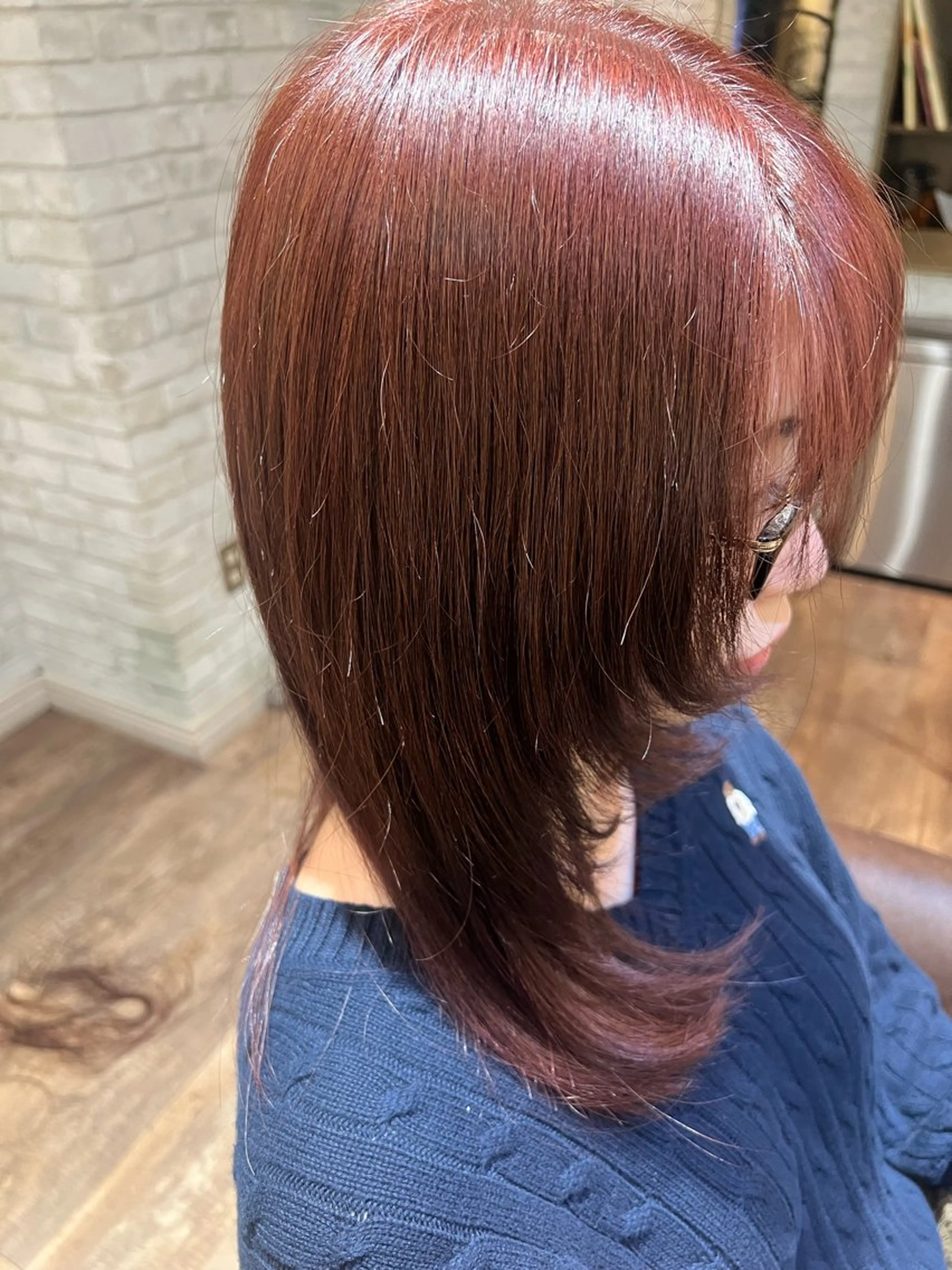 セミロング レイヤーカット cloe仙台🌈 ヨネザワ アレンのヘアスタイル