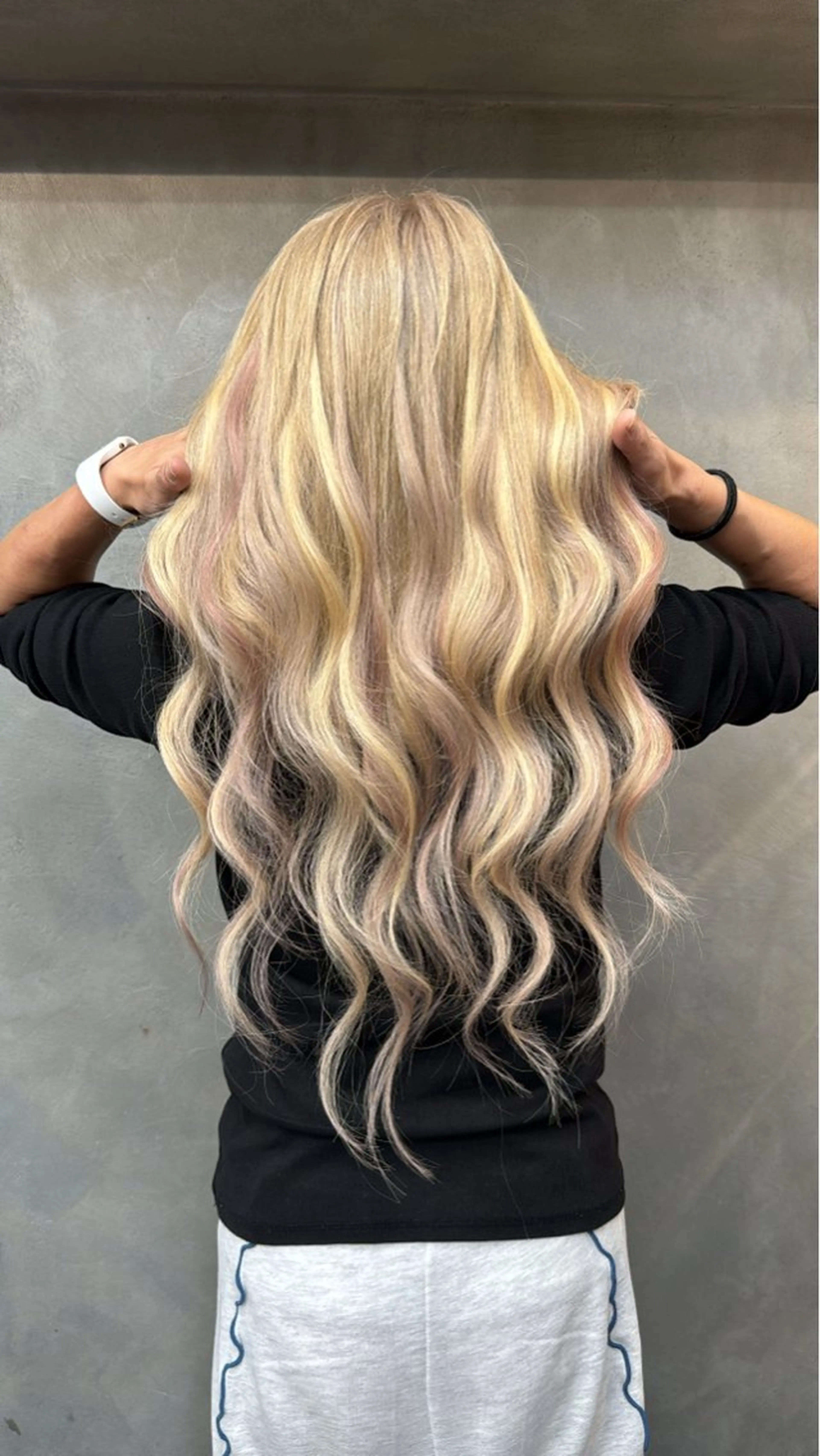 ロング シールエクステ エクステ 美魔女 美容師NAOのヘアスタイル