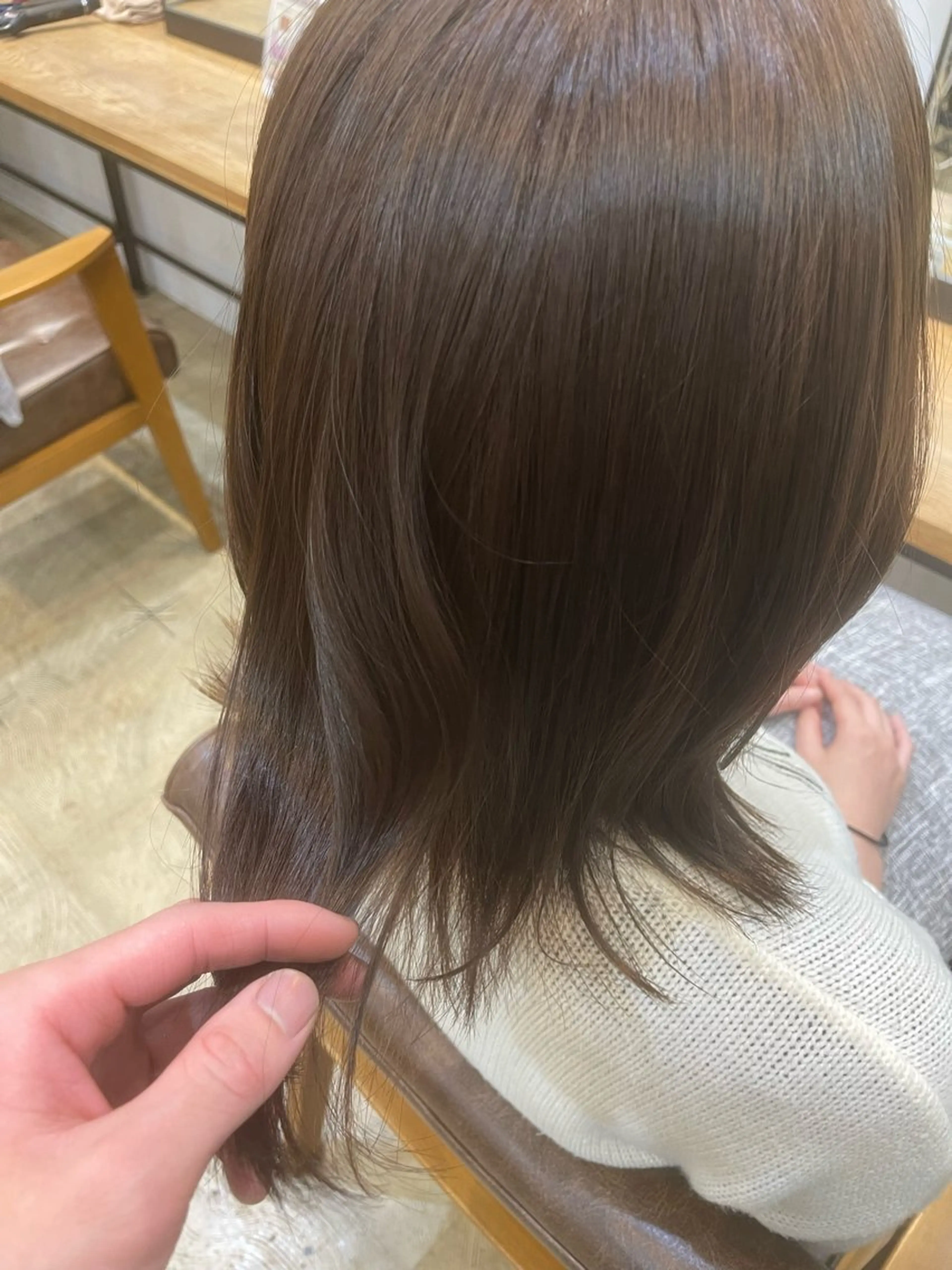 ミディアム 野田 尚Jr.スタイリストのヘアスタイル