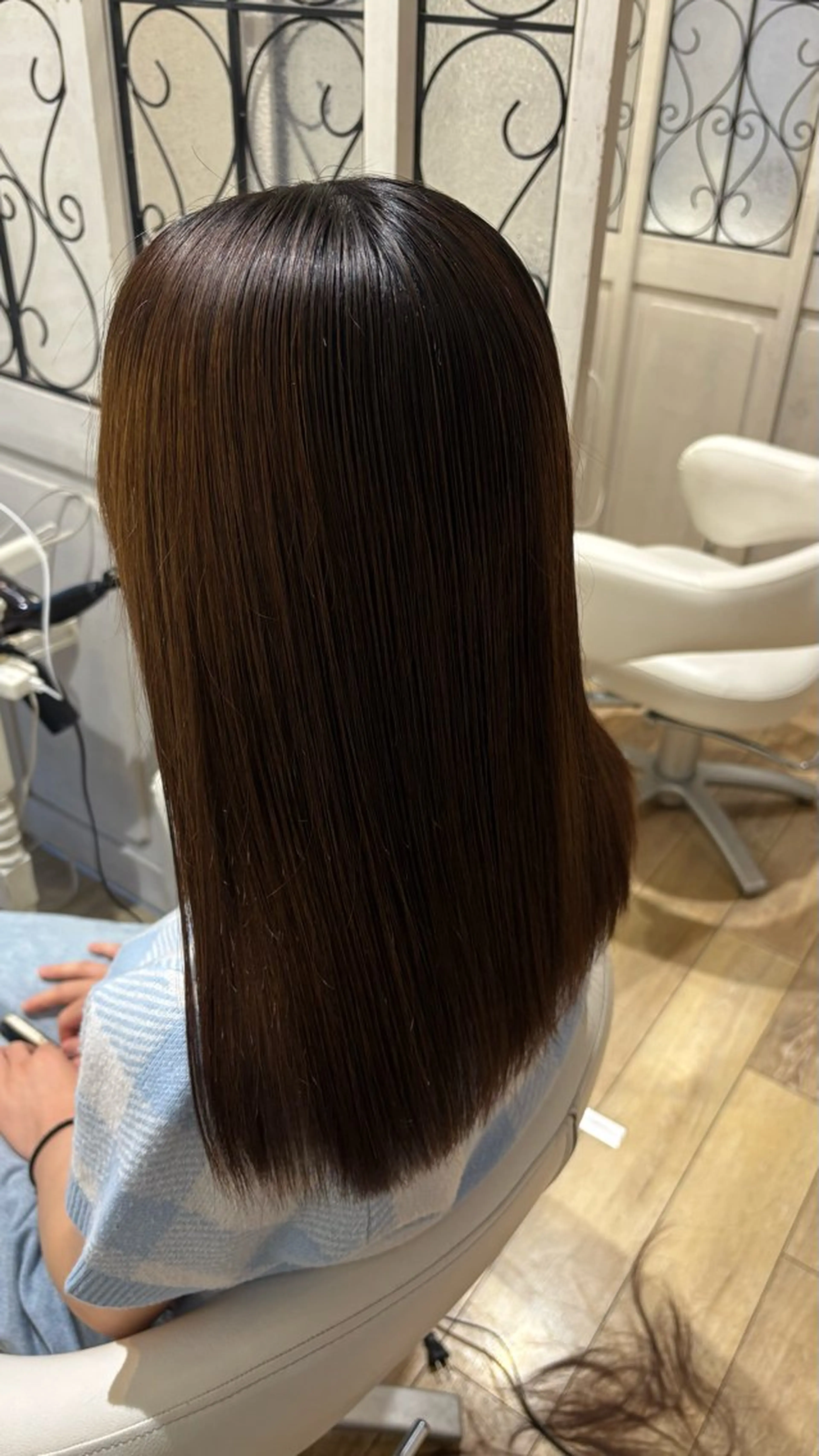 ロング カラー カット トリートメント ♣️似合わせ 艶髪カラーYUUGAのヘアスタイル