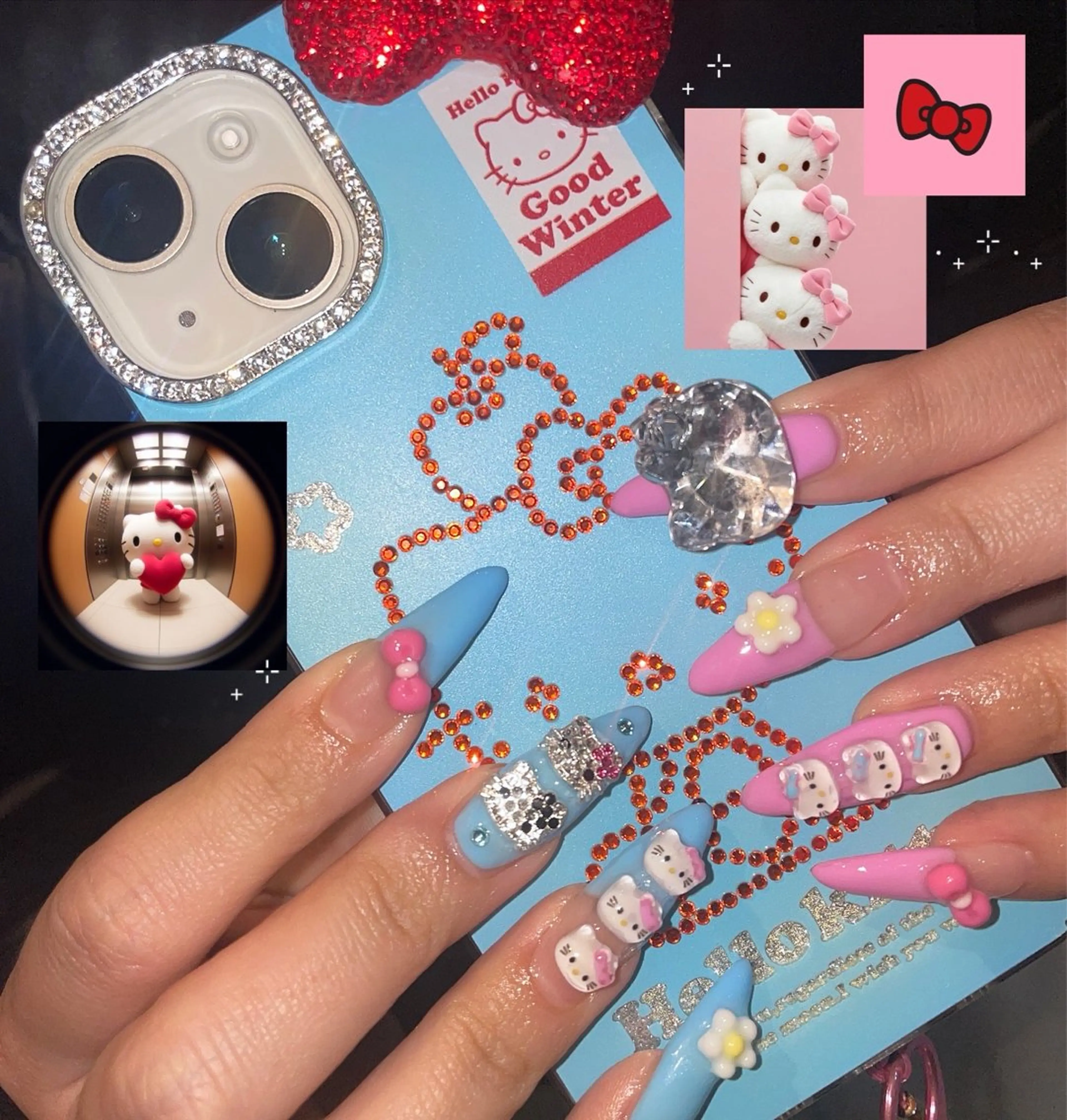 ネイル ハンドネイル 渋谷ネイル🎀 y2k/海外ネイルのネイルデザイン