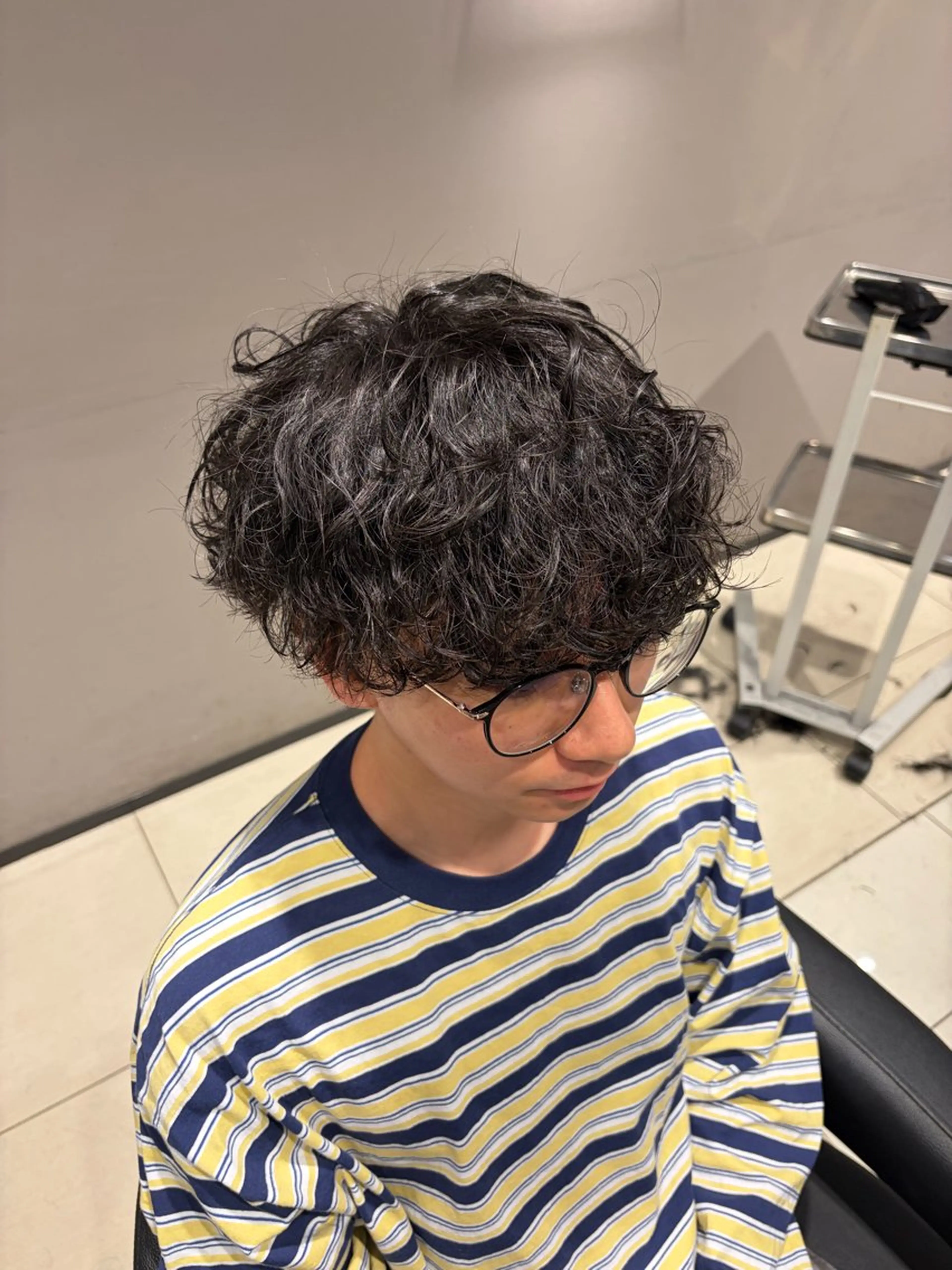 パーマ メンズ 波巻きパーマ 関内/メンズパーマ/ 男性専門/菊池蒼大のヘアスタイル