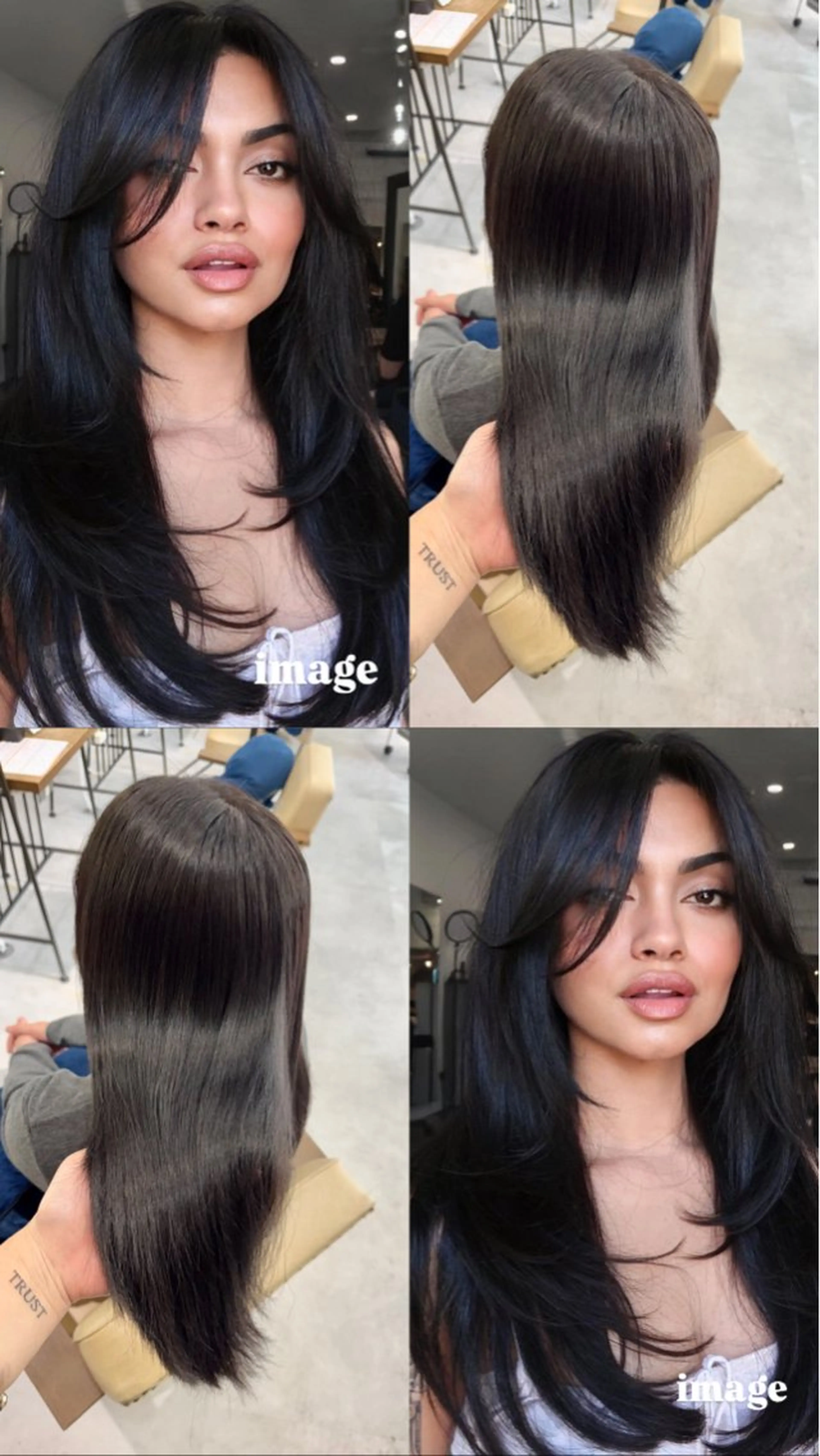 縮毛矯正+ワンカラーの写真