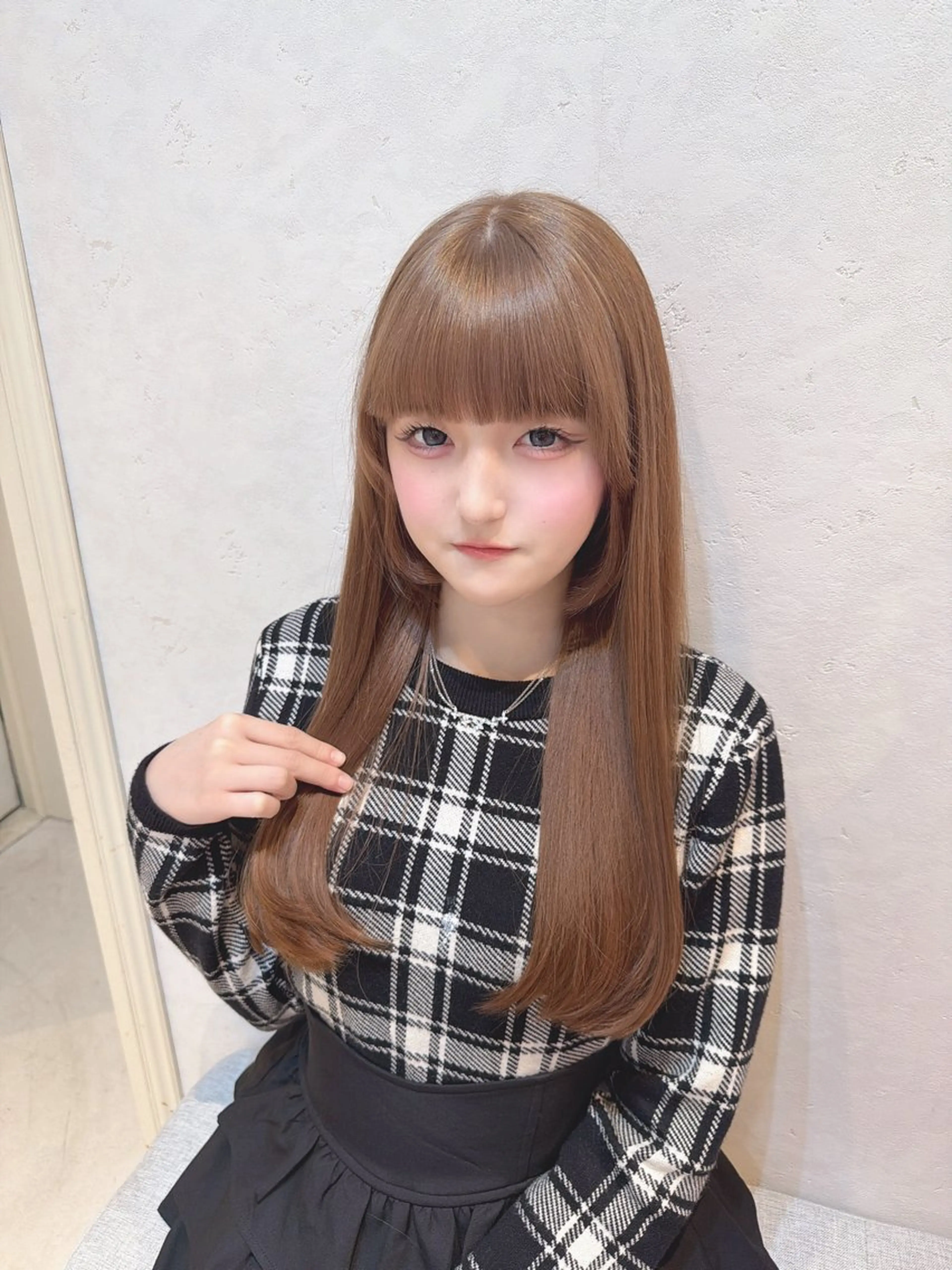 ロング カラー ブリーチ ハイトーン/アレンジ かなで⊹ ࣪ ˖⟡のヘアスタイル