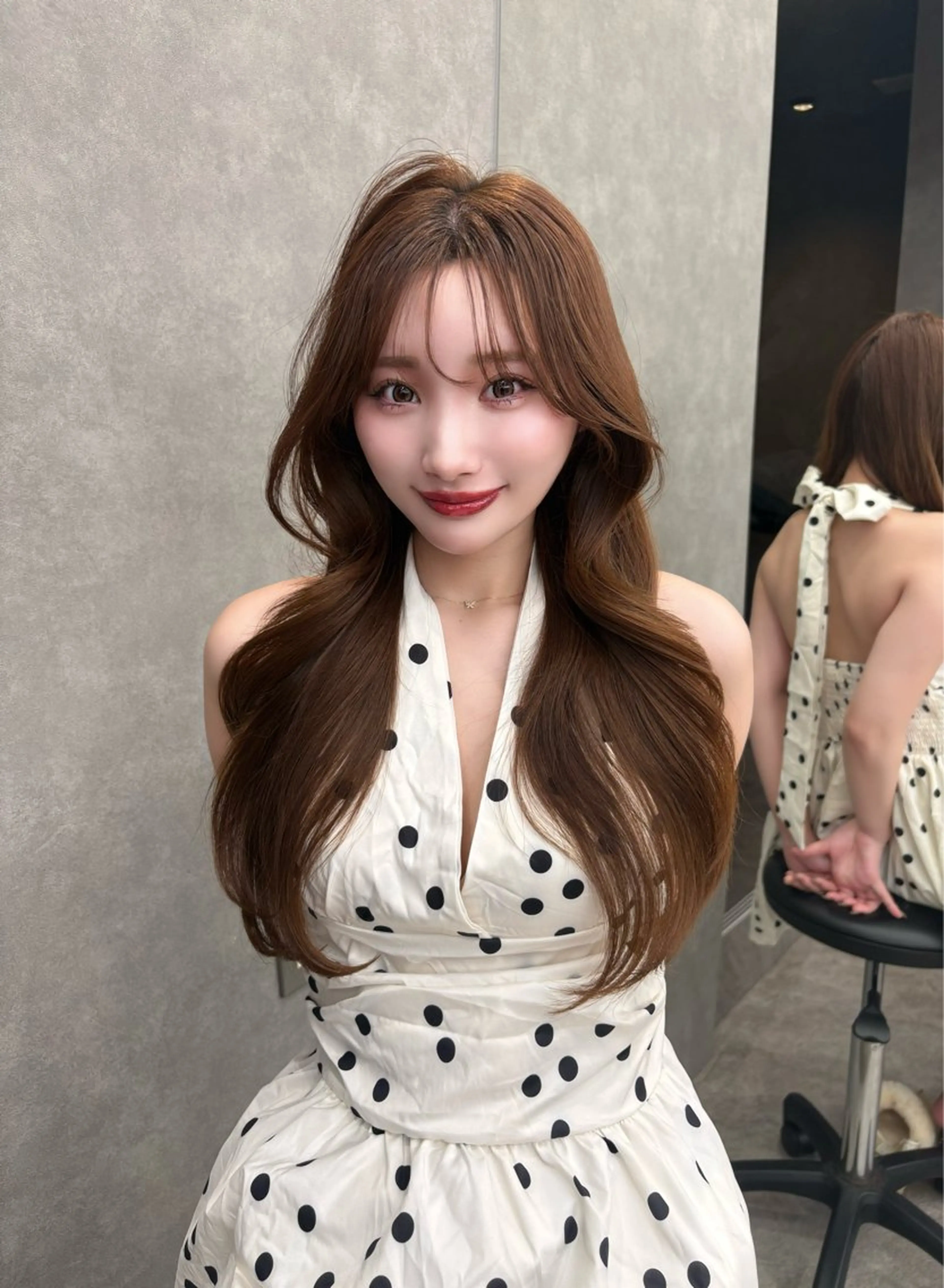 ロング 韓国ヘア/ ミラノのヘアスタイル