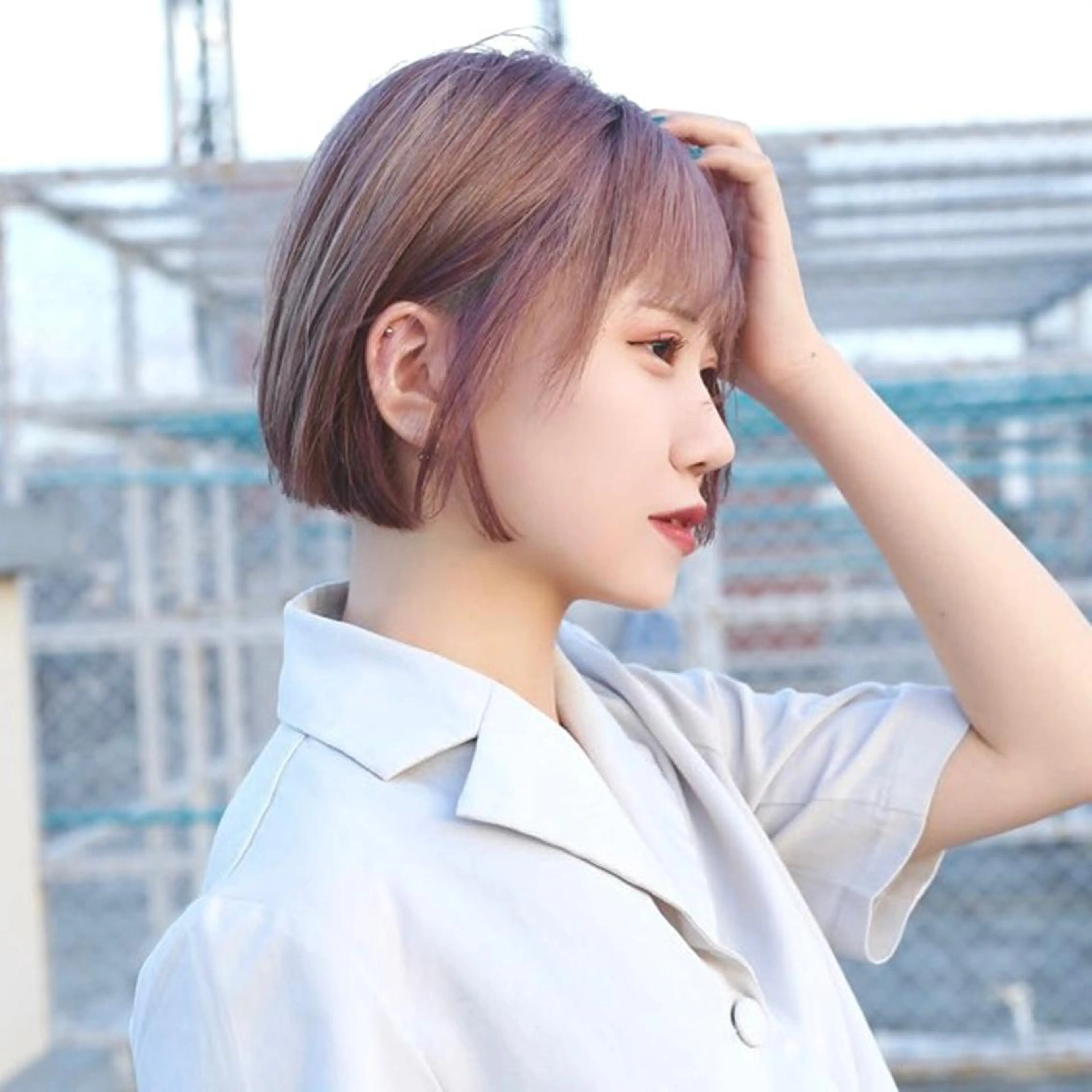 ショート カラー 由谷 祥伍のヘアスタイル