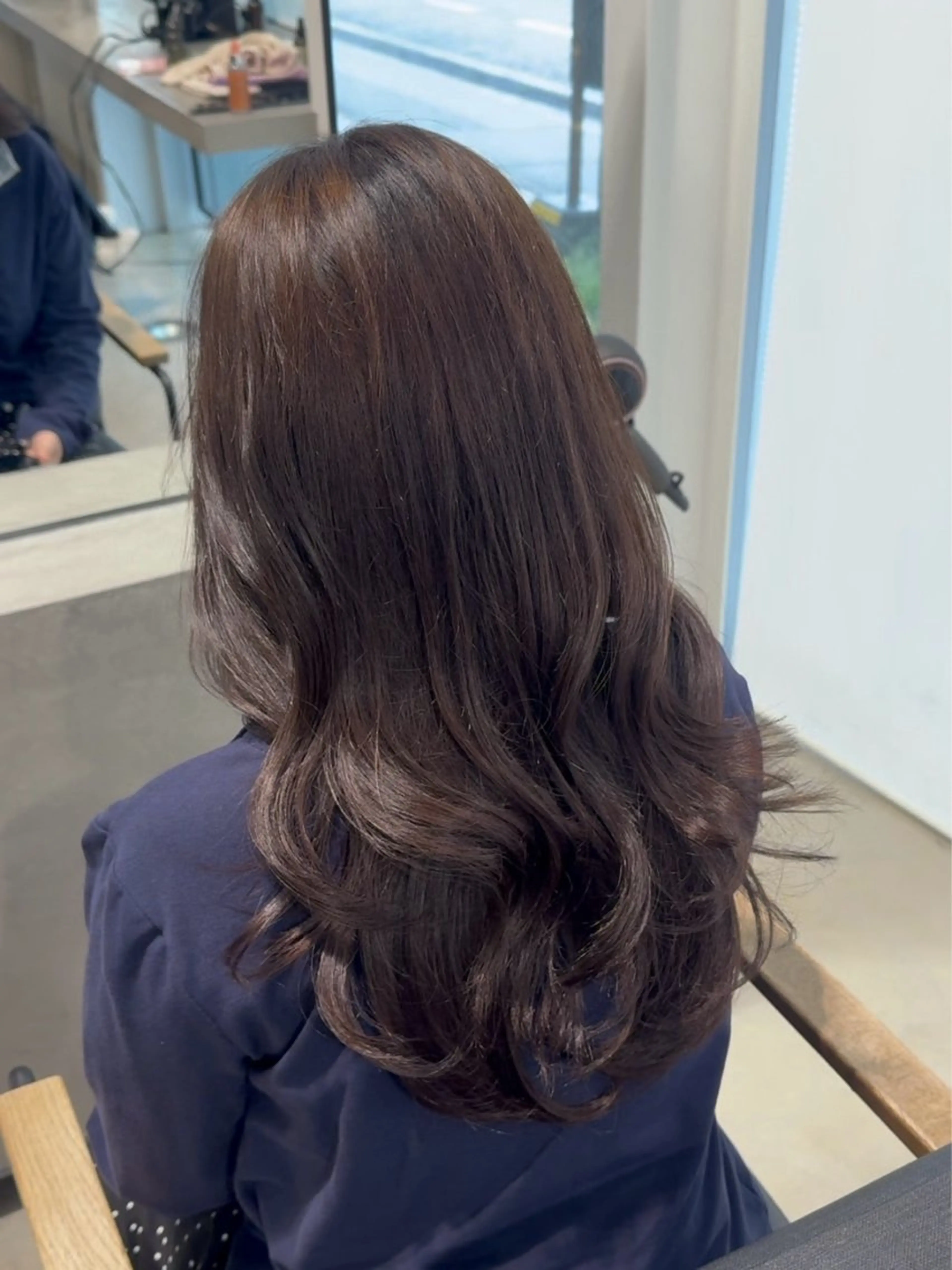 ロング カラー 韓国ヘア/透明感カラ ー/メンズレディースのヘアスタイル