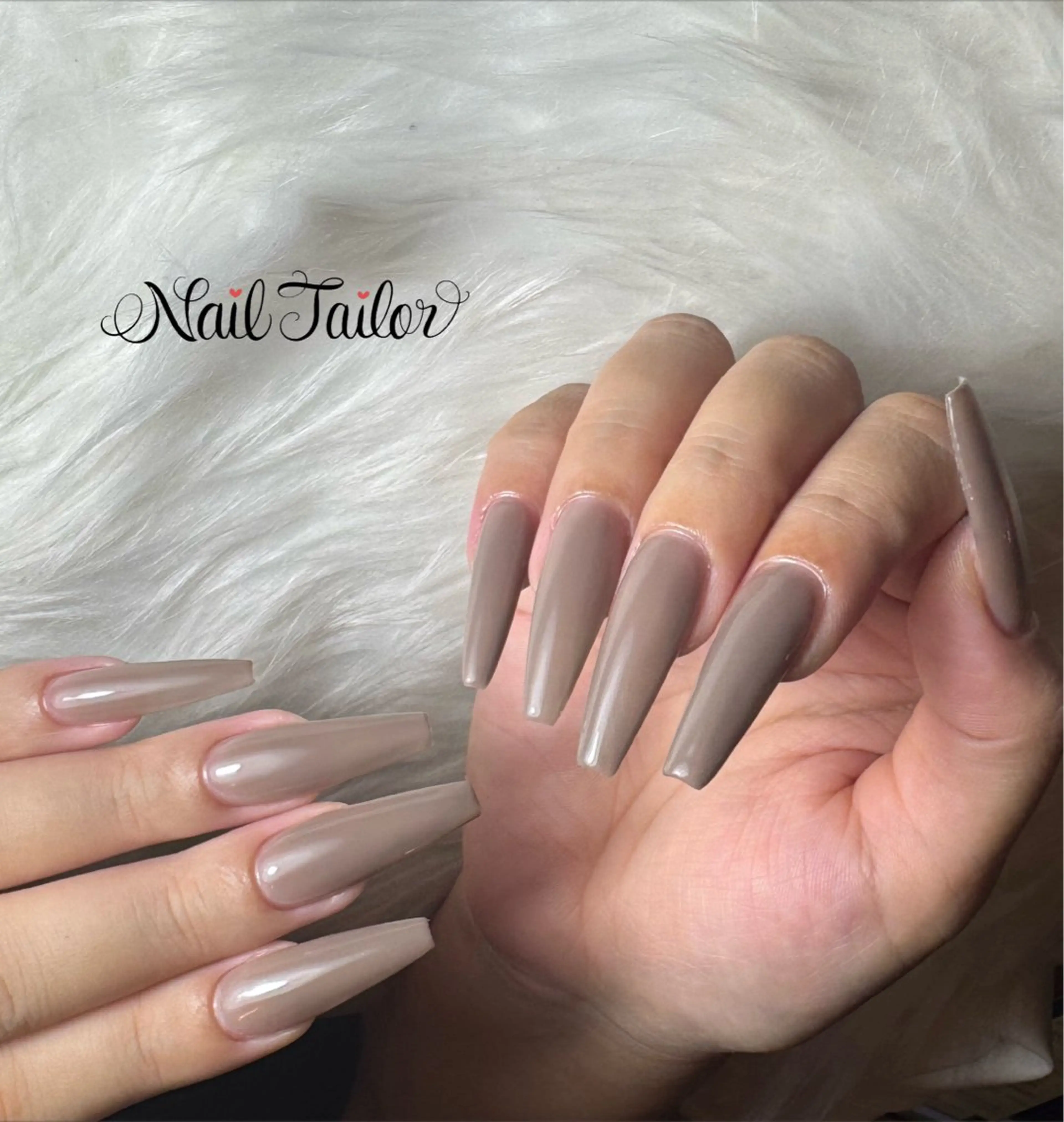 ネイル 長さ出し ロングネイル スカルプネイル 夏ネイル ハンドネイル NailTailor ネイルテイラーのネイルデザイン