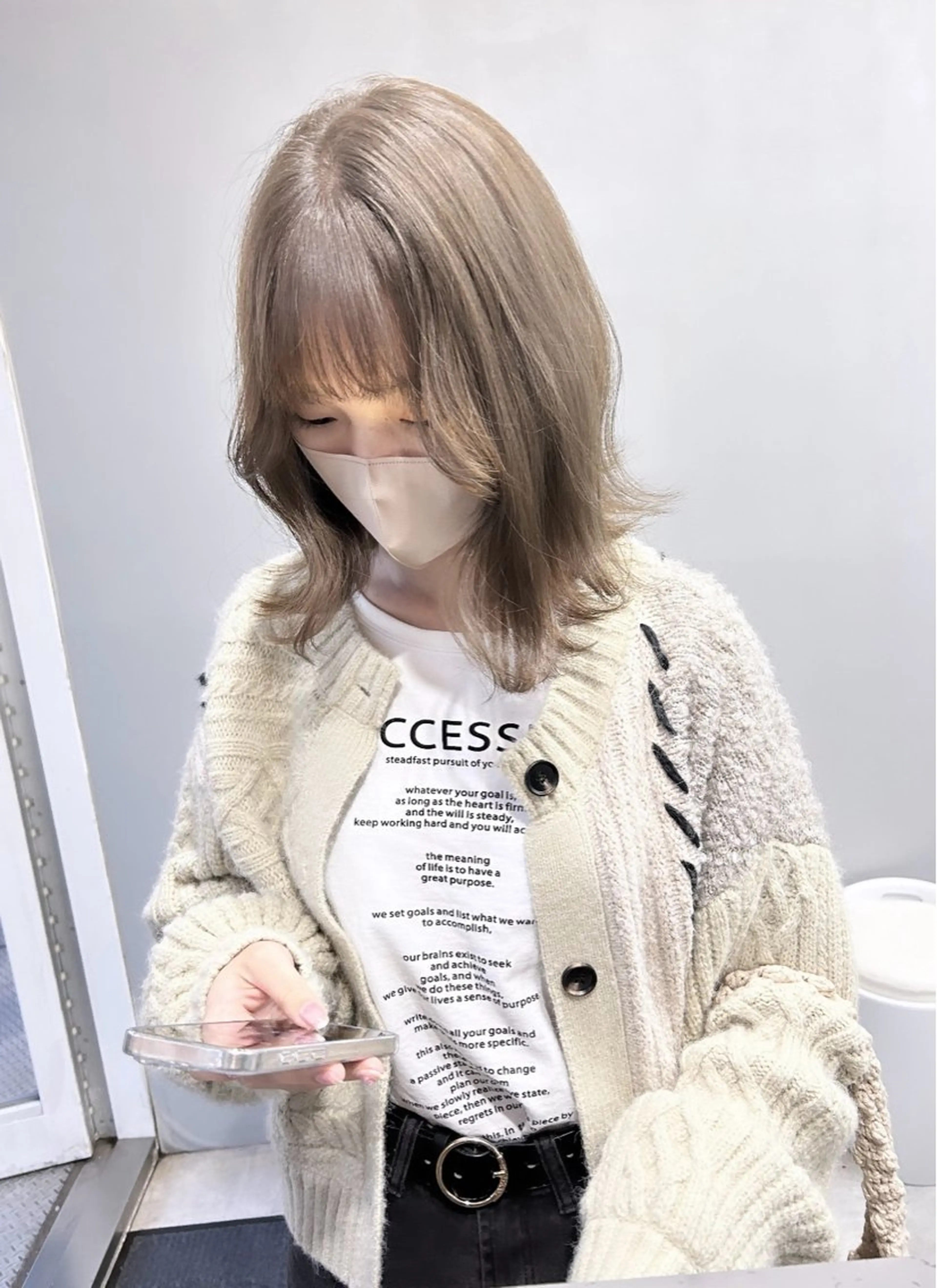 ミディアム カラー ヘアカラー トリートメント 💘大人可愛く💘 Natsuki❥❥❥のヘアスタイル