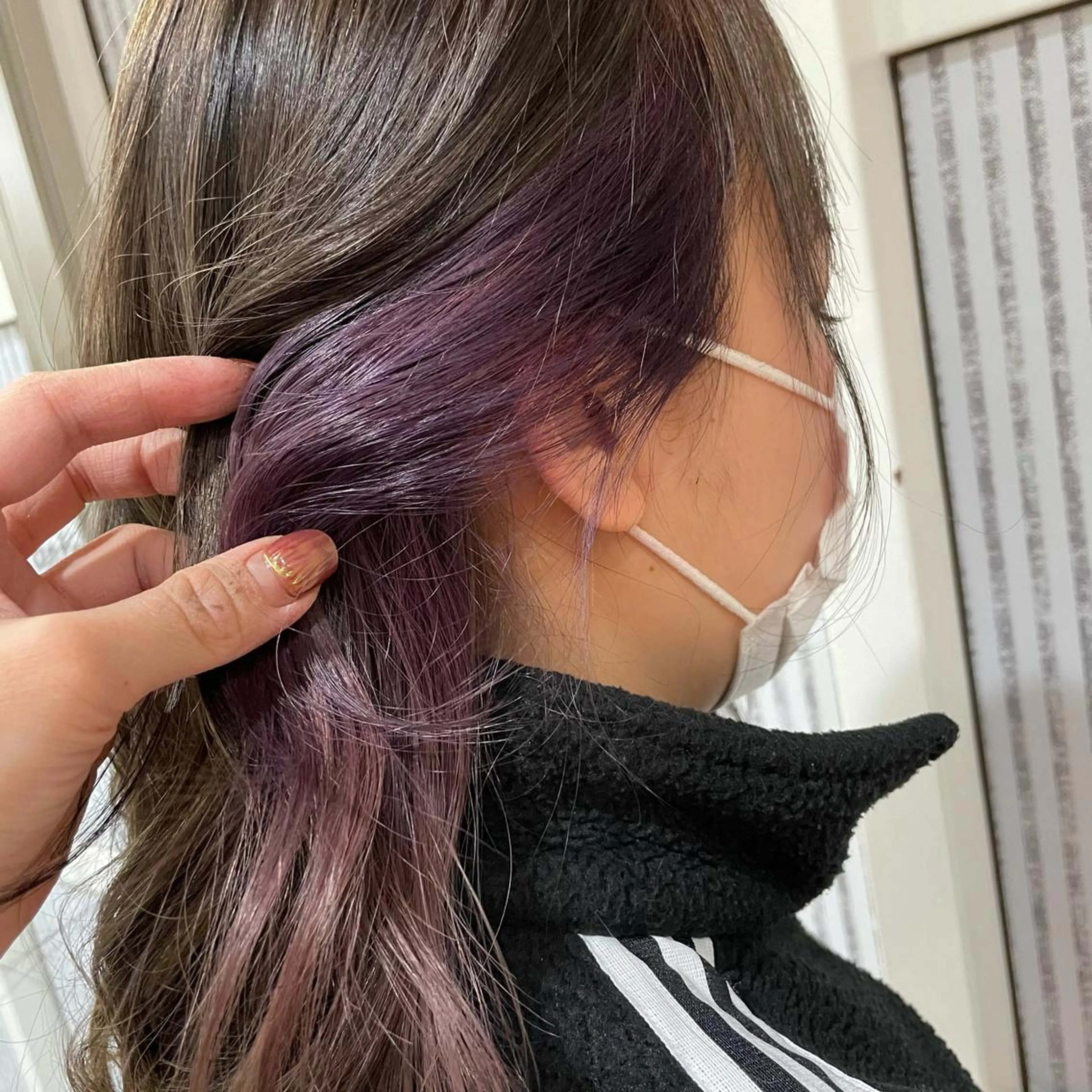 カラー インナーカラー yu kiのヘアスタイル