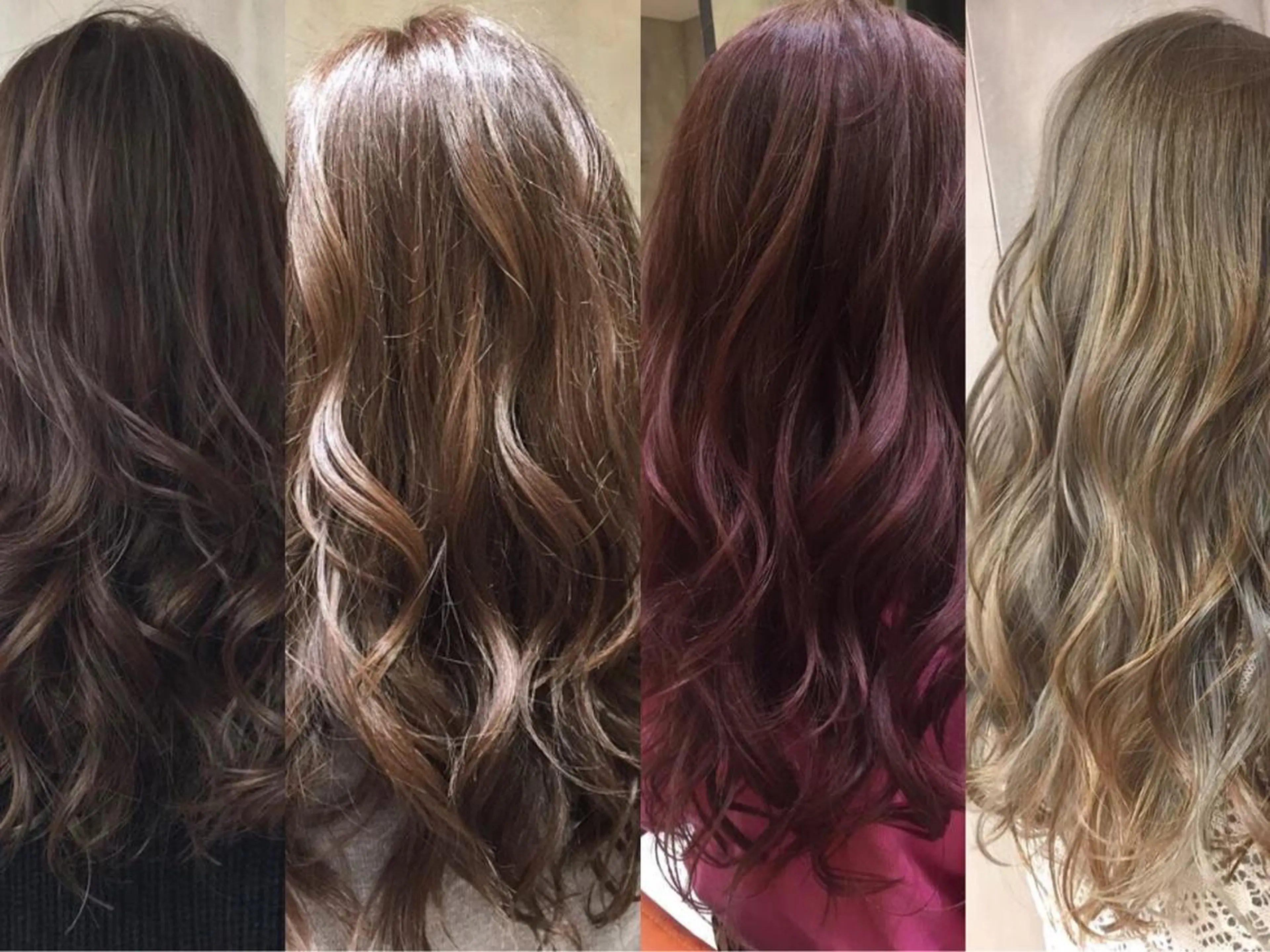 セミロング カラー Soleria 田中慎一のヘアスタイル