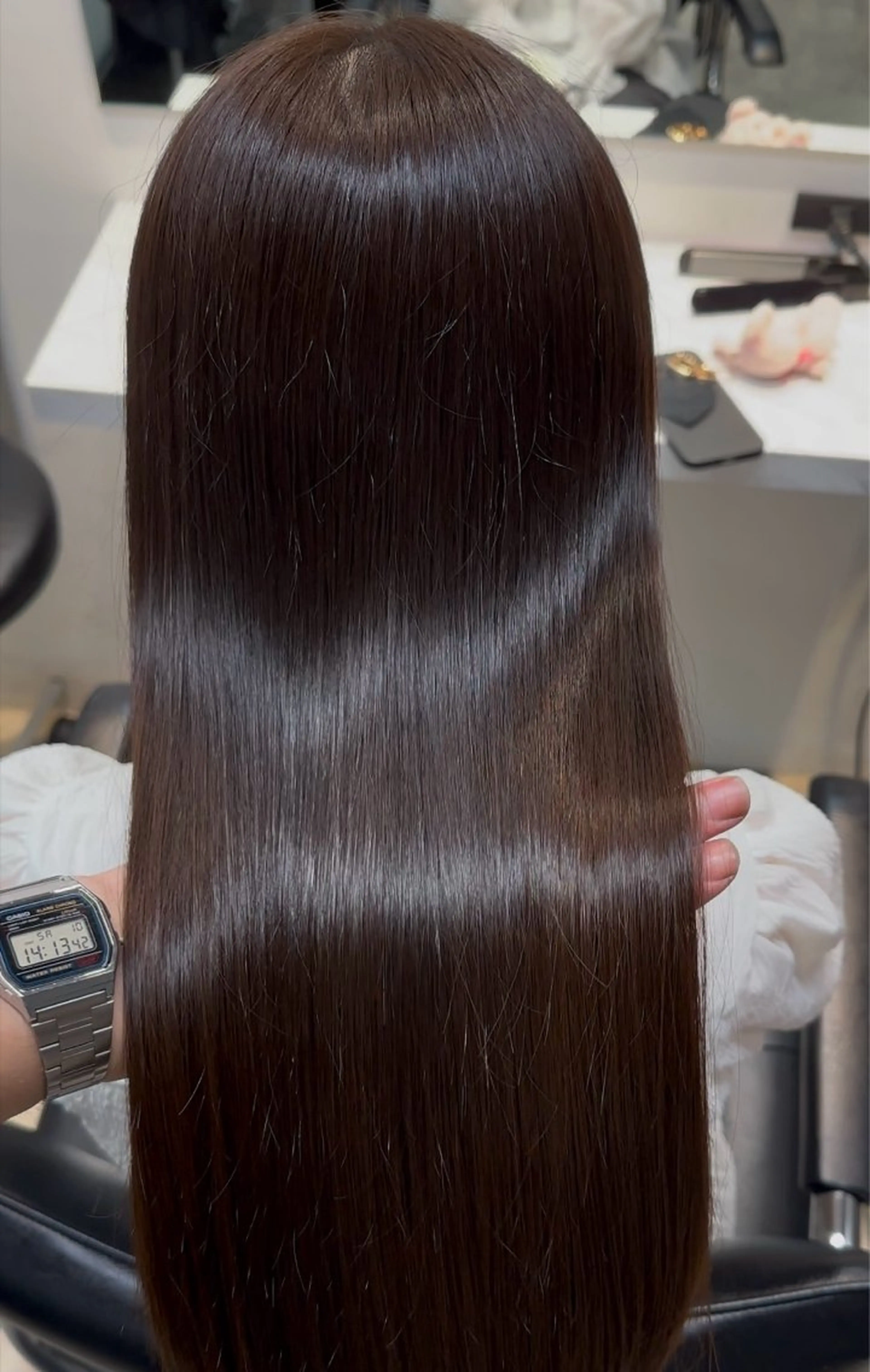 ☘️ミニモ限定特別価格☘️【髪質改善】カット+縮毛矯正+1ステップトリートメントの写真