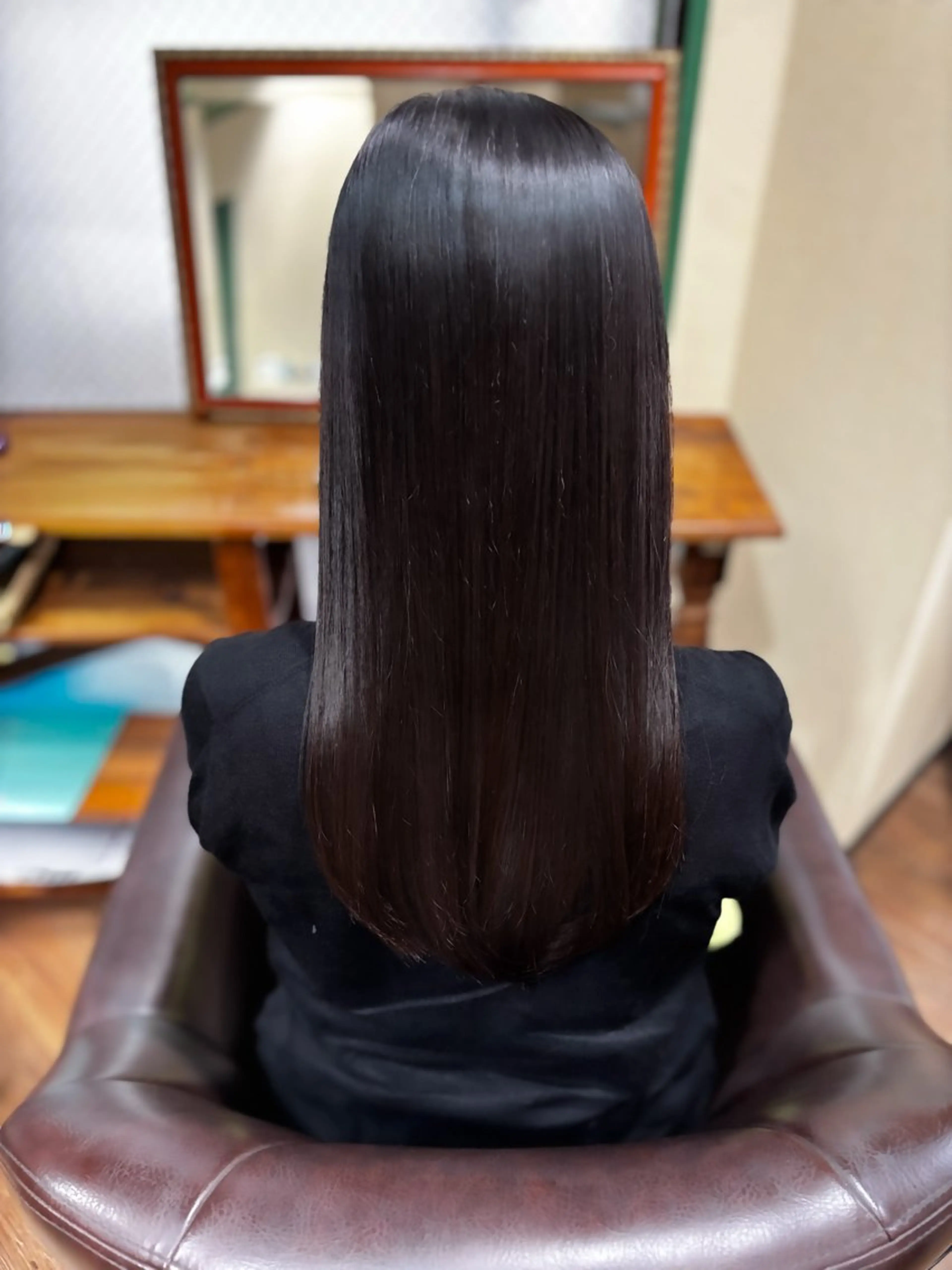 ロング 縮毛矯正 トリートメント . kanokoのヘアスタイル