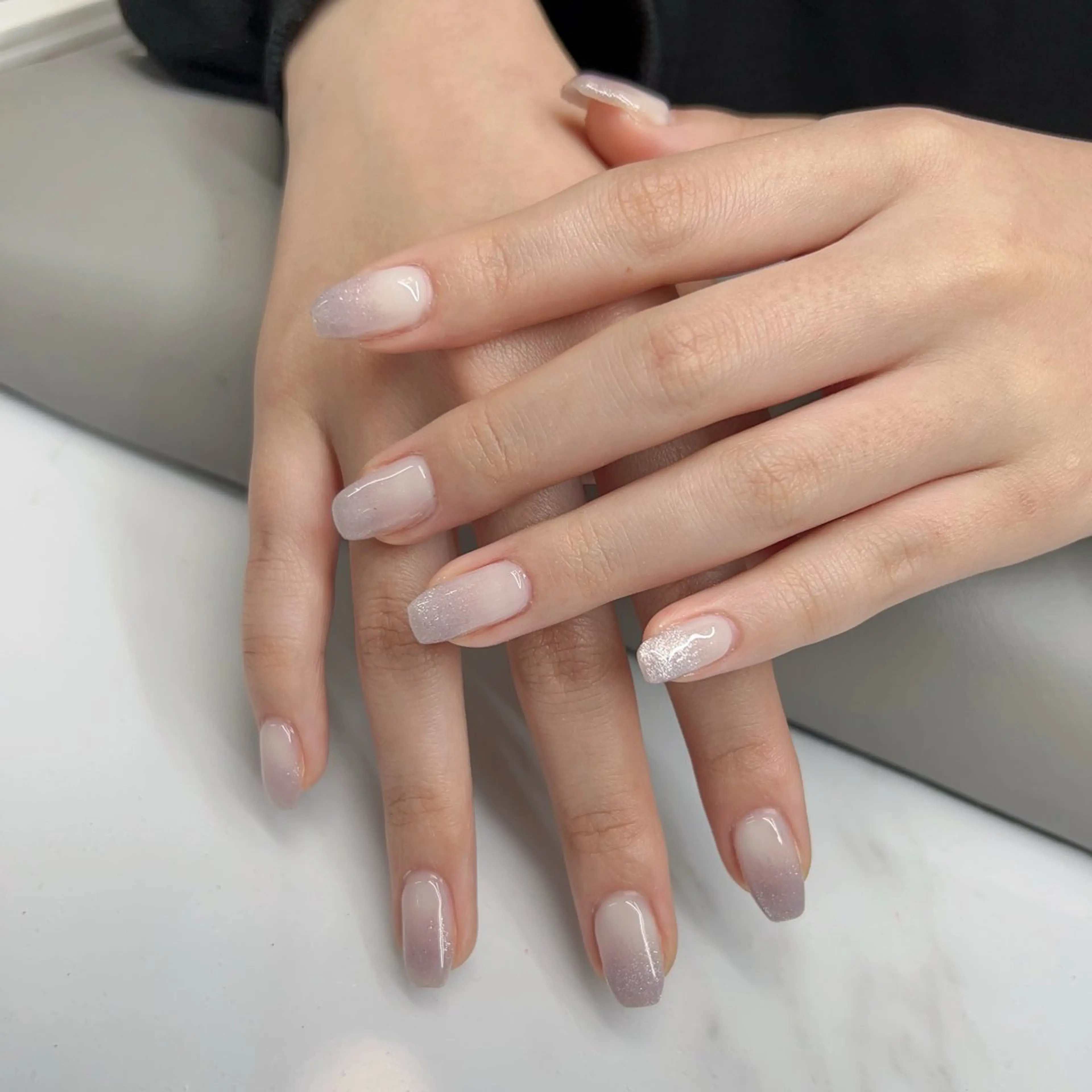 ネイル 成人式 フレンチネイル ジェルネイル グラデーション マグネットネイル ハンドネイル Rika Nail ellaのネイルデザイン