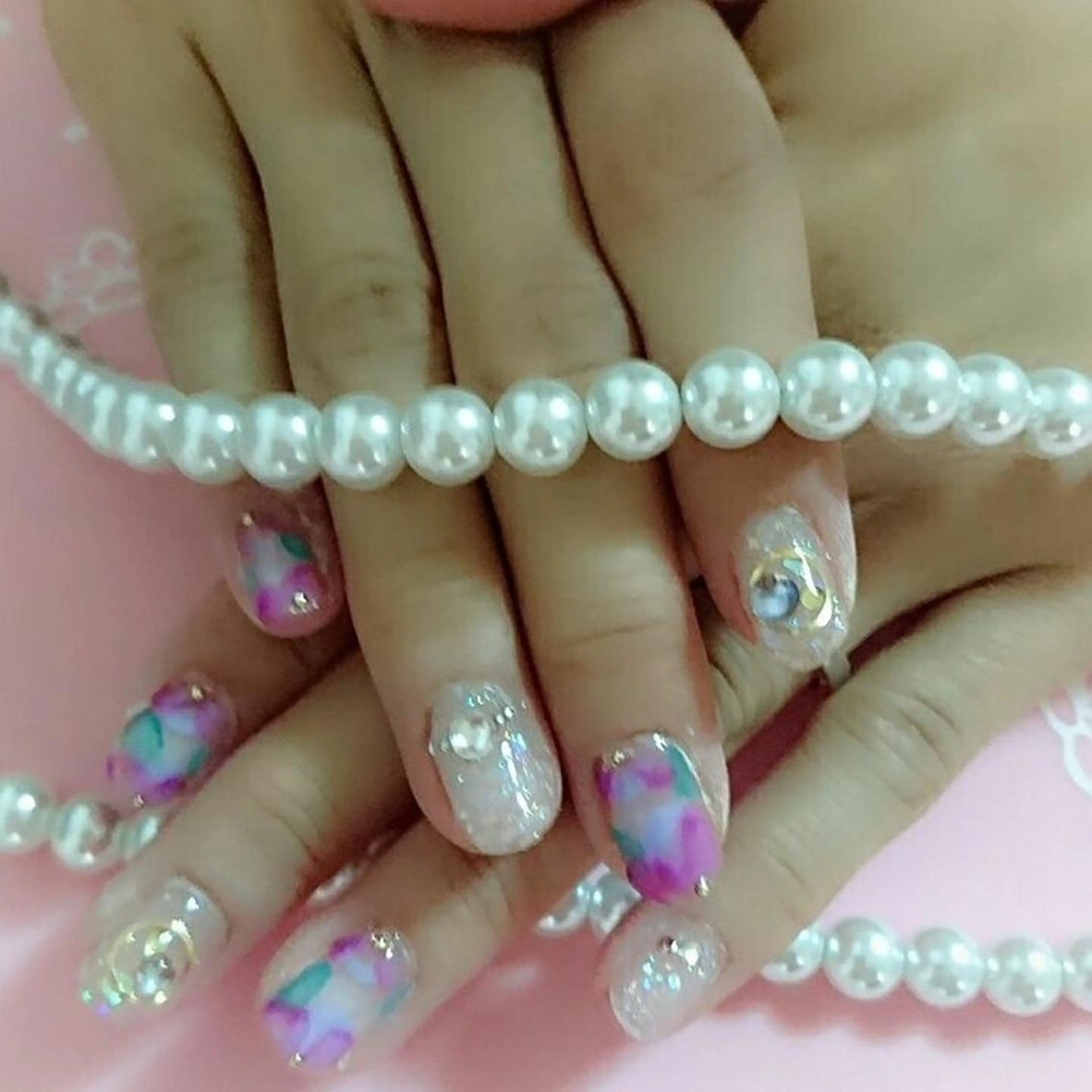 ネイル フラワーネイル ニュアンスネイル その他(ネイル) エース ネイルのネイルデザイン