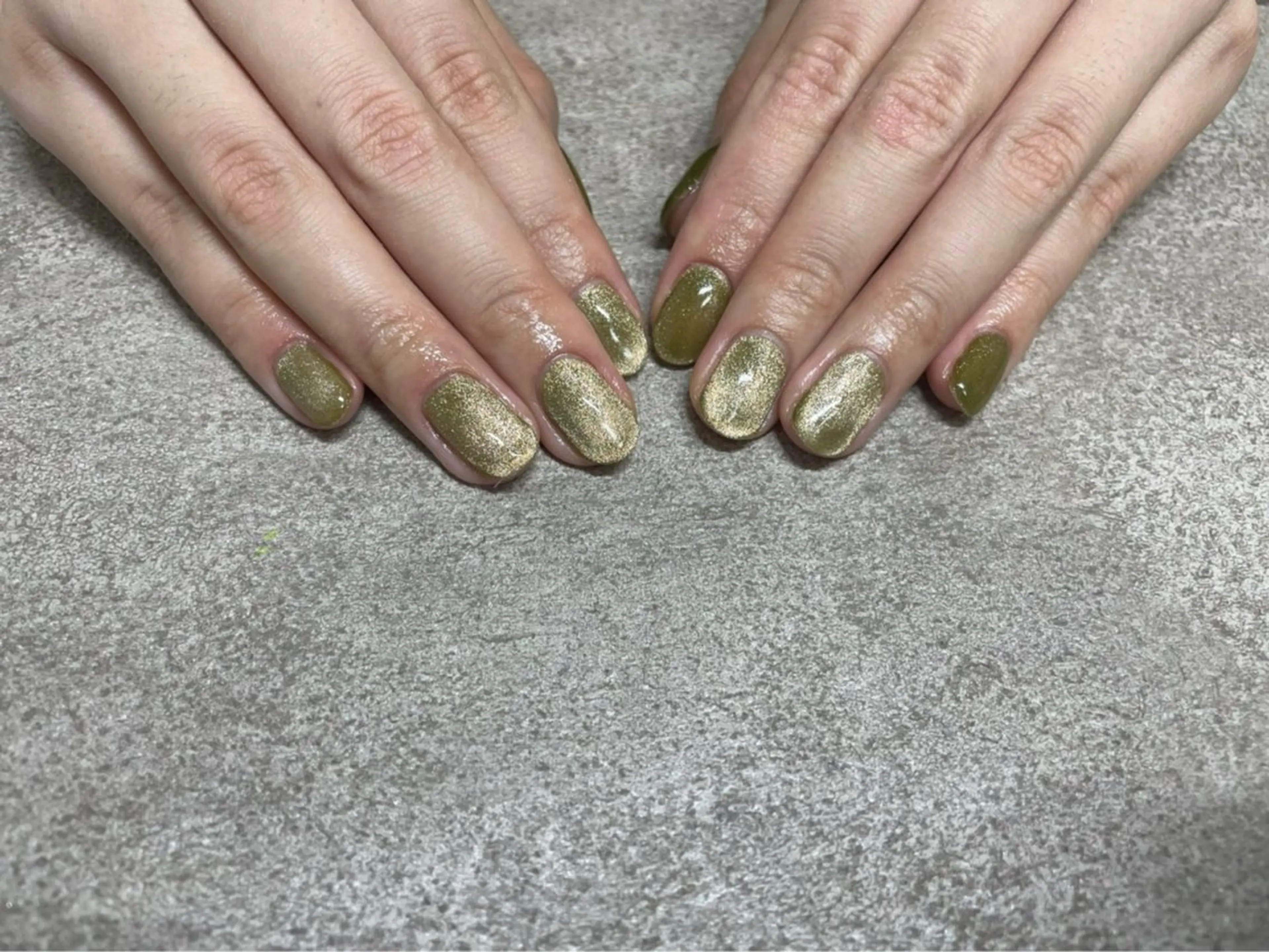 ネイル オーロラネイル フットネイル フレンチネイル ジェルネイル キラキラネイル kikinail 溝の口のネイルデザイン