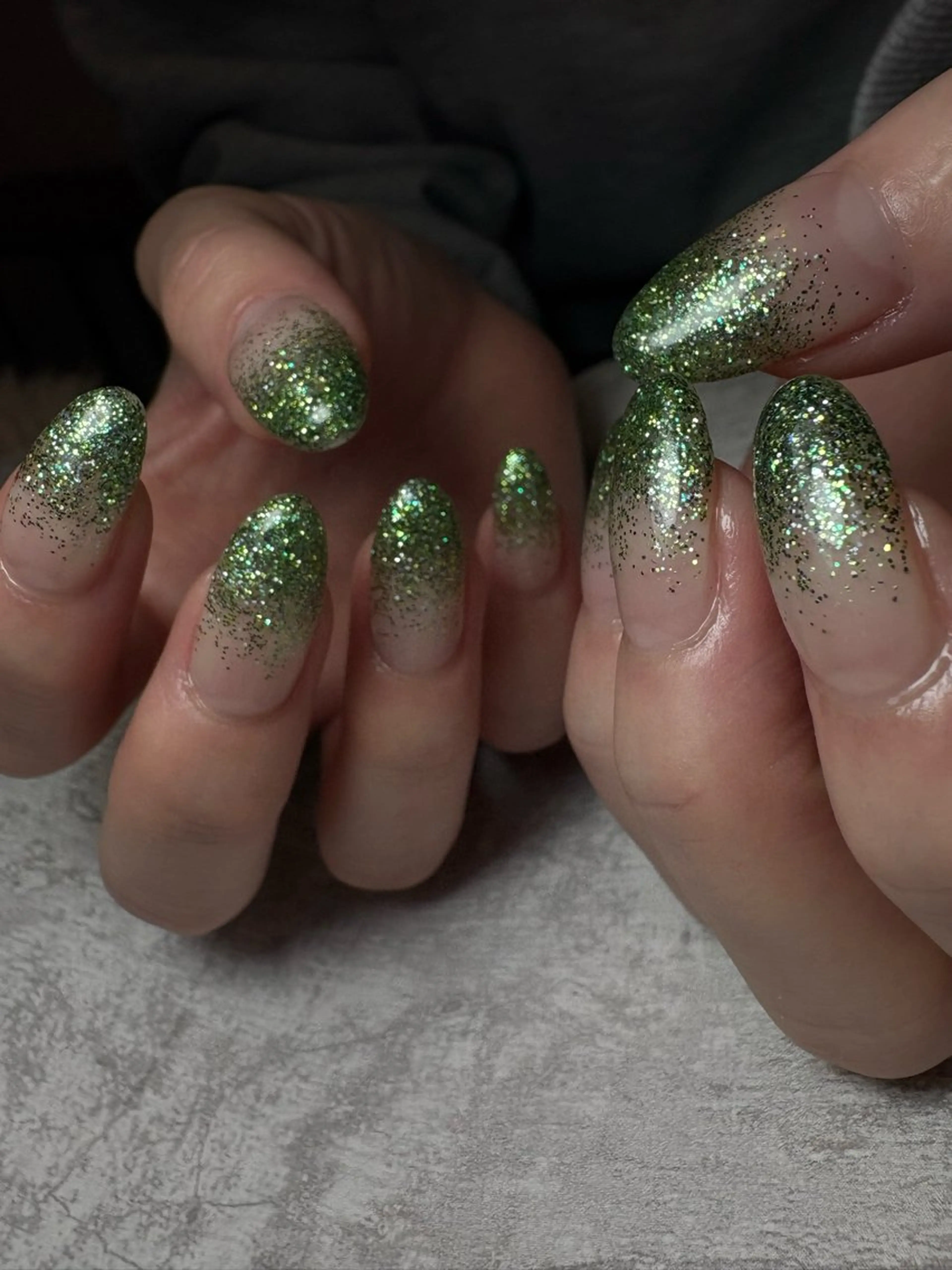 ネイル グラデーション ラメ(グリッター) ラメグラデーション BEAUTY GARDEN 【nail salon unseul】所属・nana .のネイルデザイン