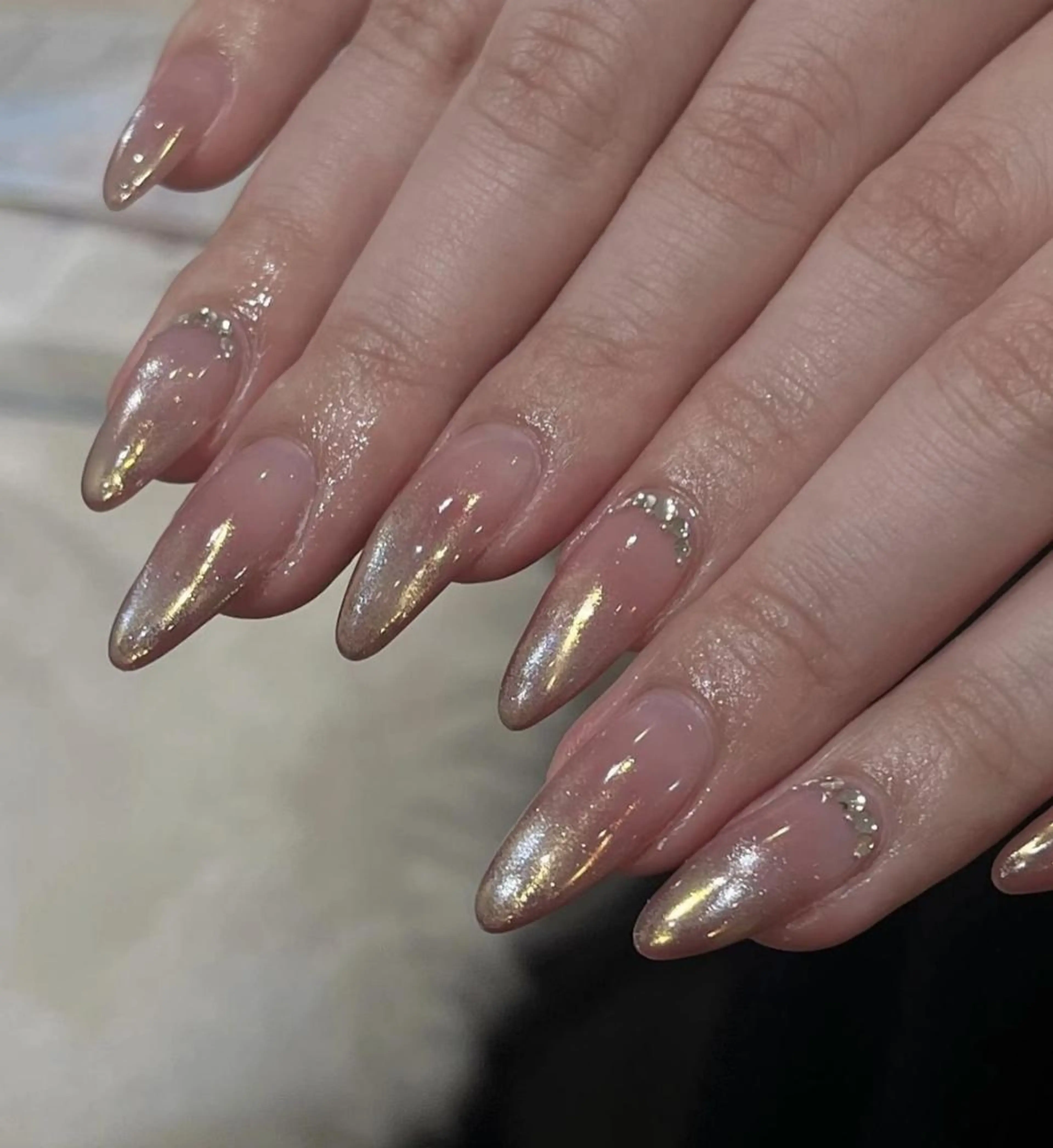 ネイル By moonネイル 🌷ワンホン/韓国風のネイルデザイン