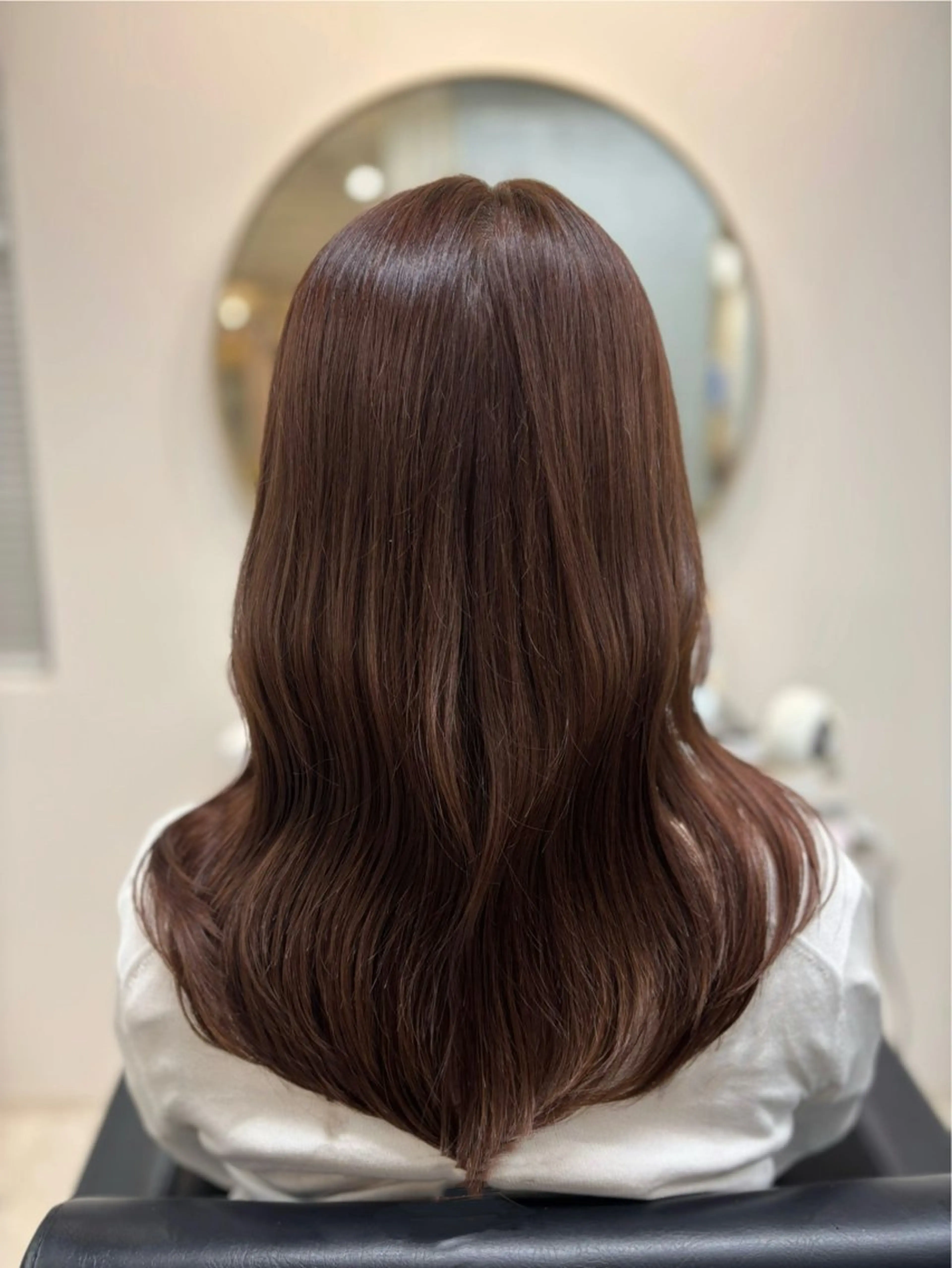 セミロング カラー レイヤーカット🍒韓 国ヘア🍒ひかりのヘアスタイル