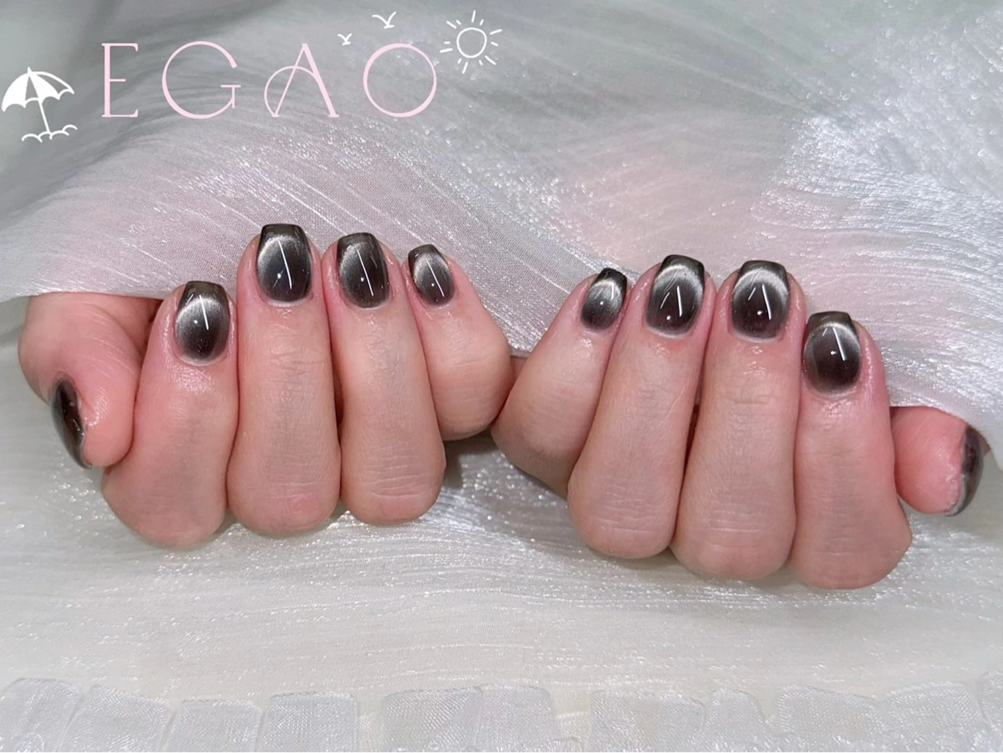 ネイル アートネイル フットネイル フレンチネイル ジェルネイル グラデーション ハンドネイル Egao Nail錦糸町店のネイルデザイン