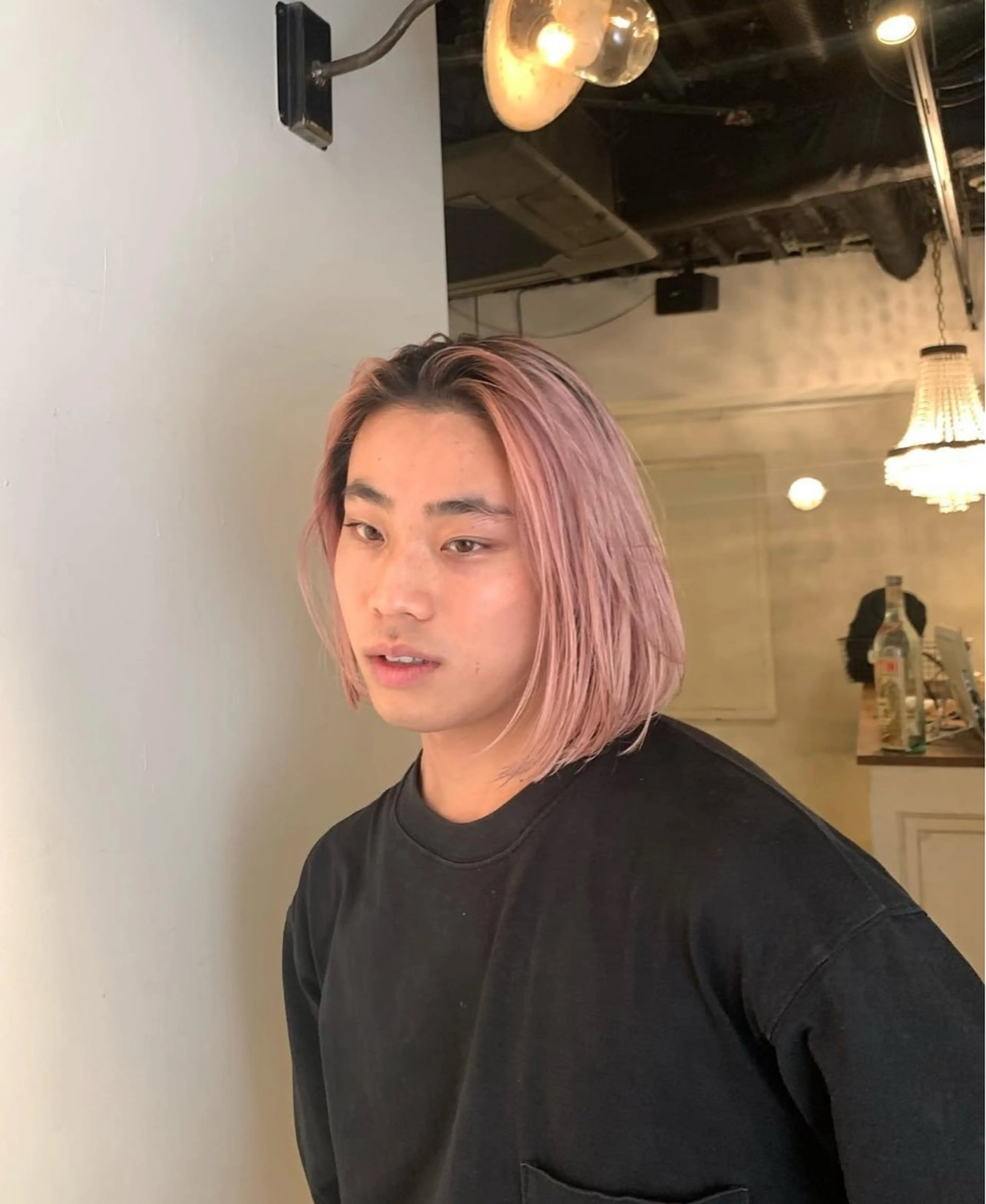 ミディアム カット ヘアカラー さくらい まりこのヘアスタイル