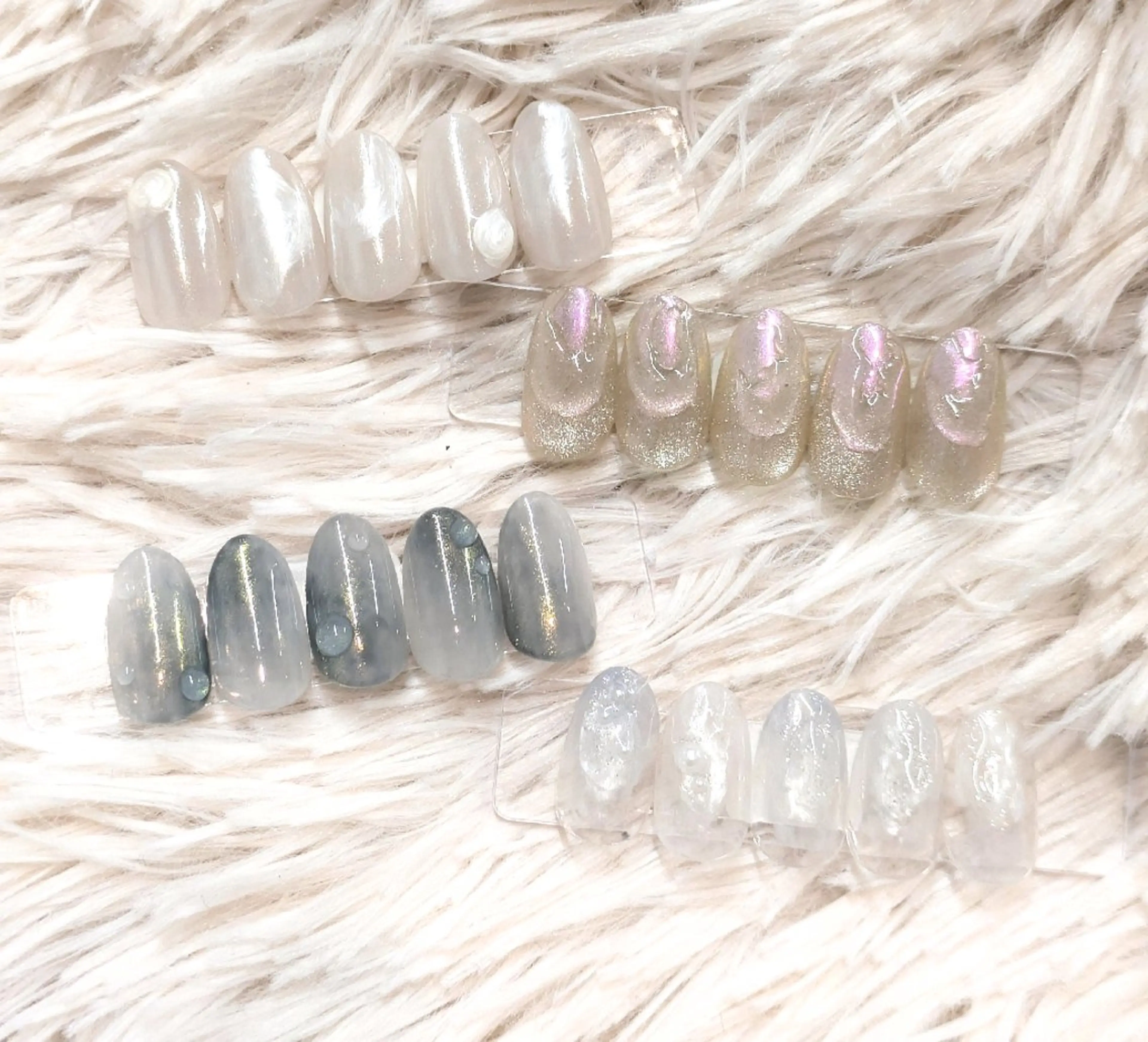 ネイル 氷ネイル・うるうるネイル ハンドネイル 會田 瑠衣のネイルデザイン