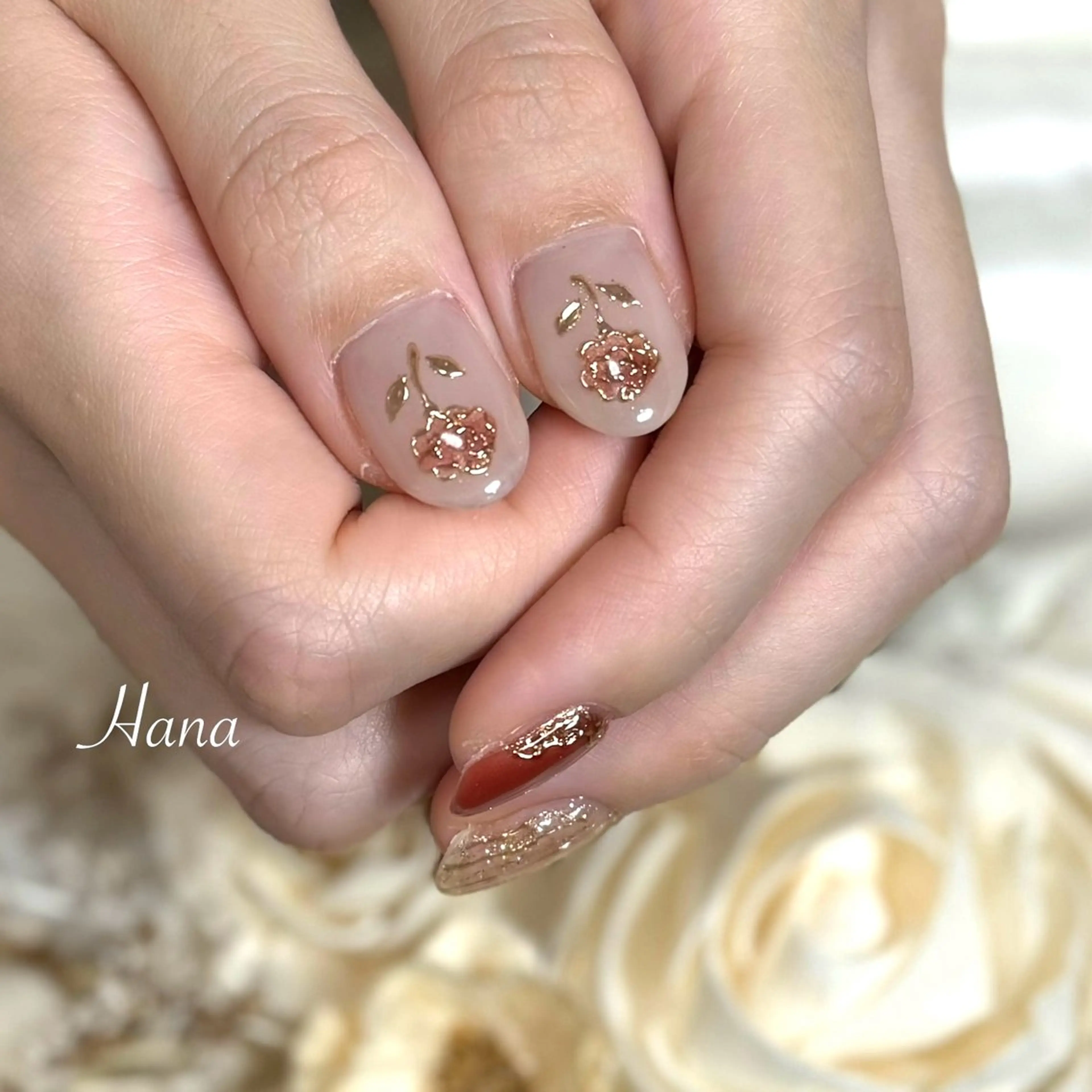 ネイル ハンドネイル Hana_ Rieのネイルデザイン