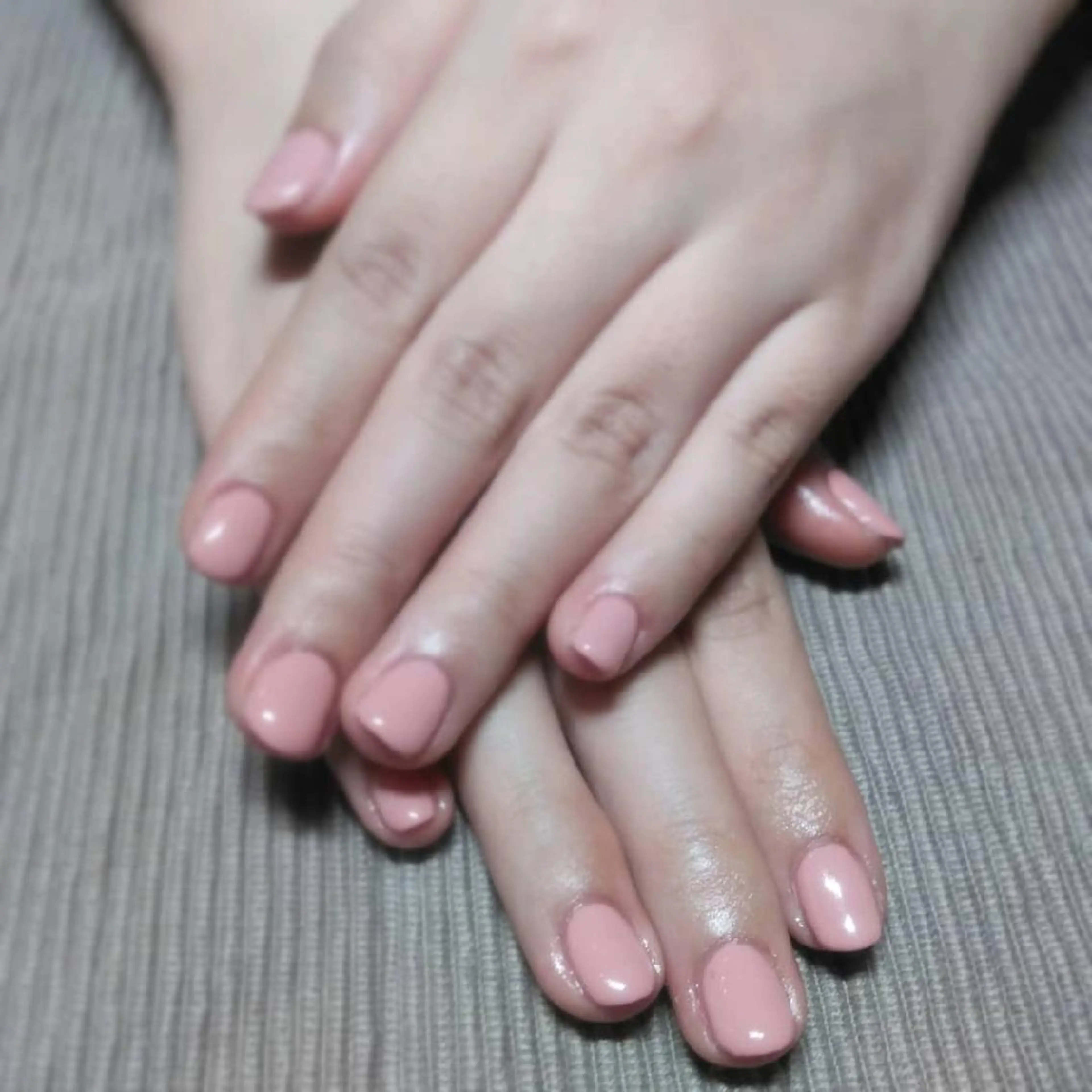 ネイル ピンク ピンクベージュ lylynail YUUKAのネイルデザイン