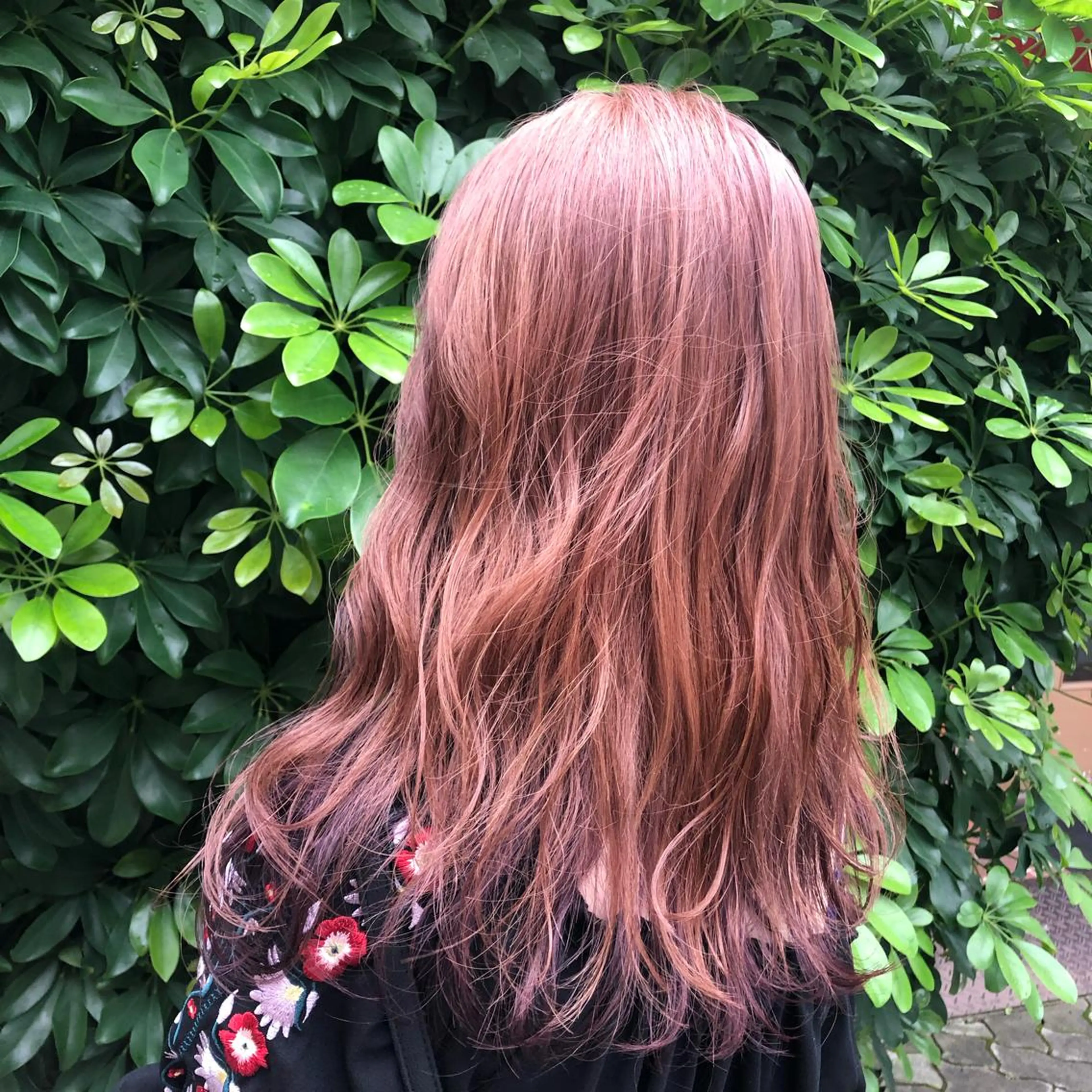 ロング カット ヘアカラー 野上 綾香のヘアスタイル