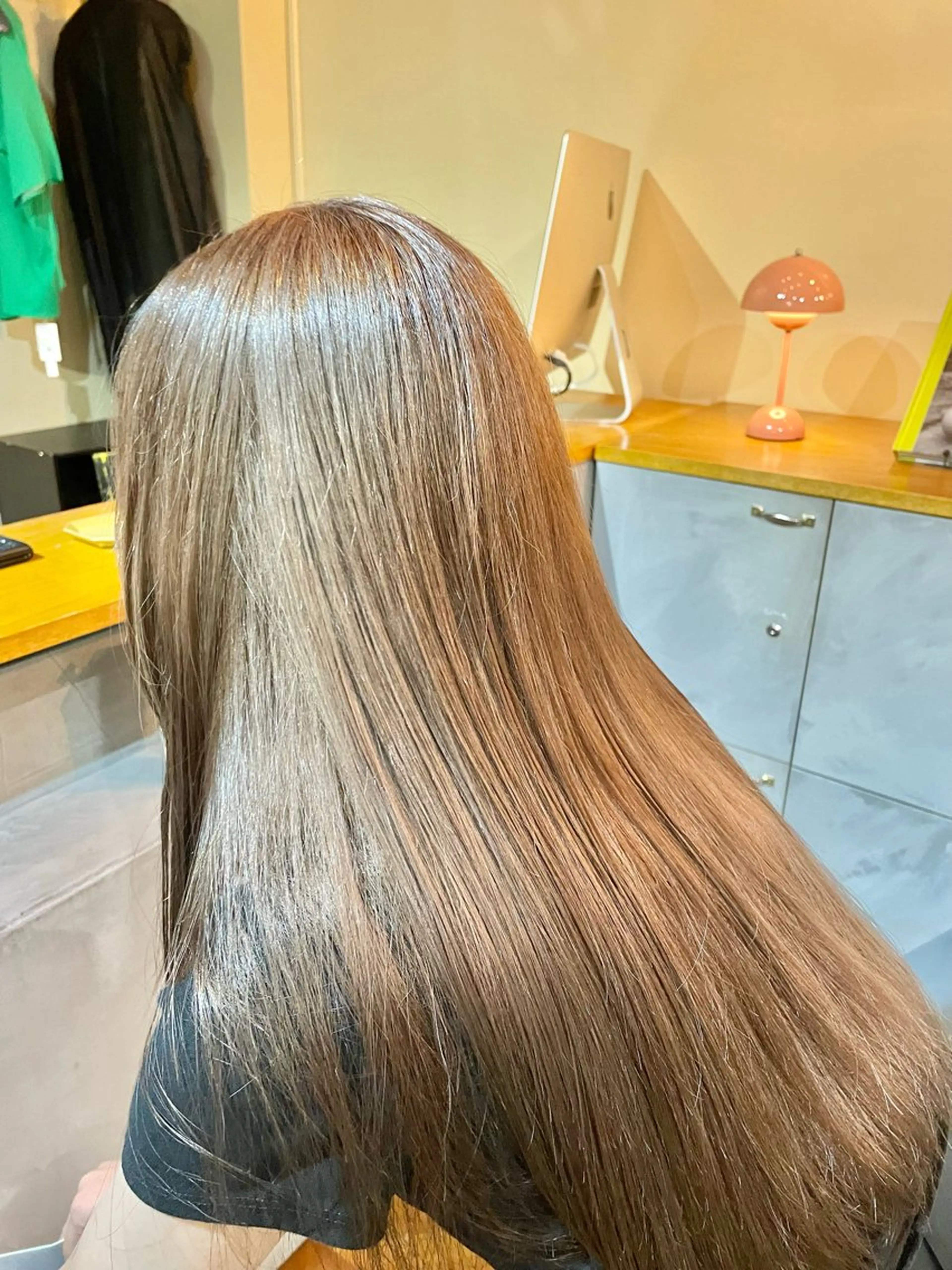 ロング カラー 韓国/レイヤーカット 顔周り/廣瀬達哉のヘアスタイル