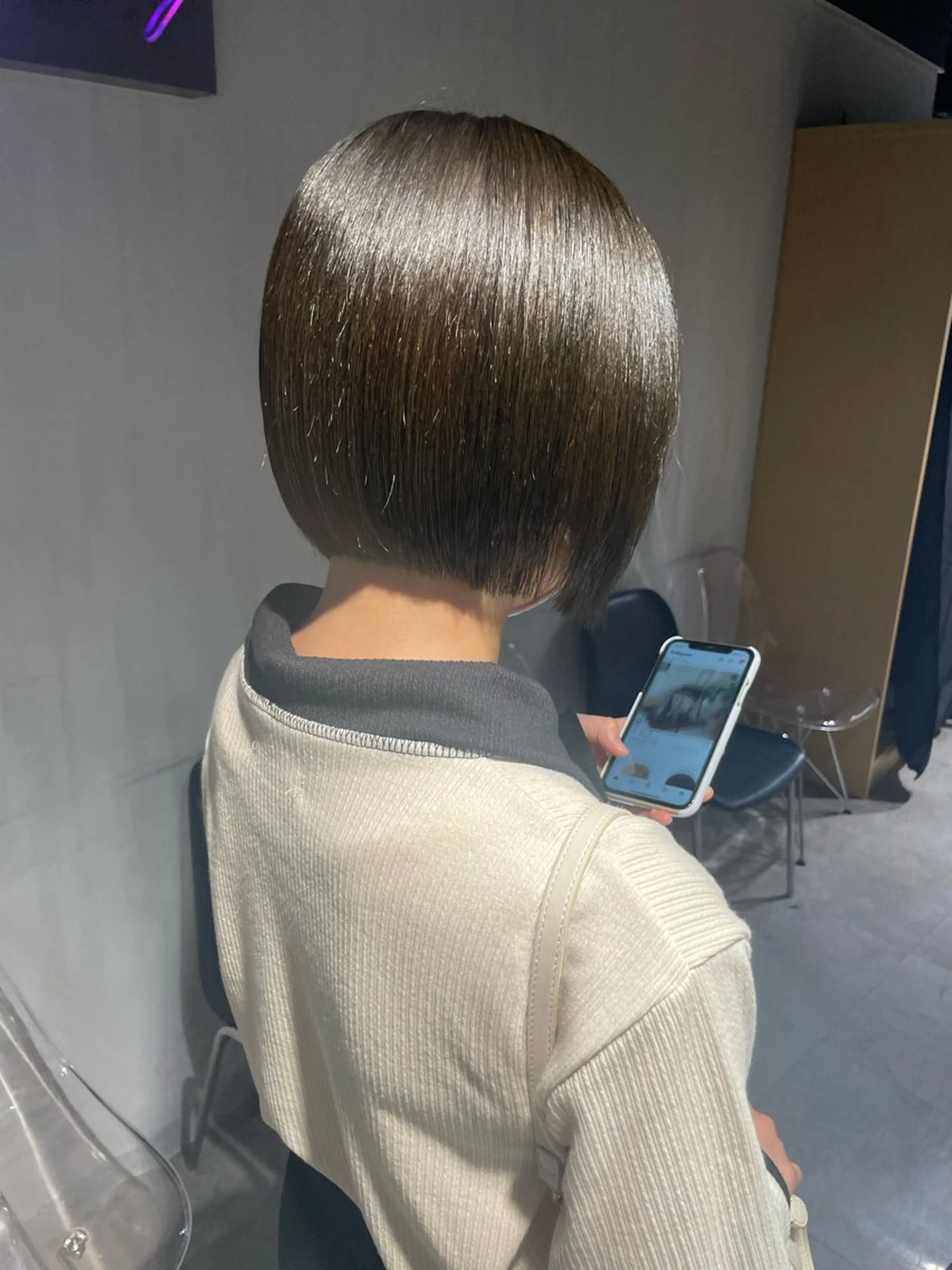 ショート カラー カット ヘアカラー トリートメント ヘッドスパ ヘアセット 🦋ハイトーンボブ ショート🦋トシキのヘアスタイル
