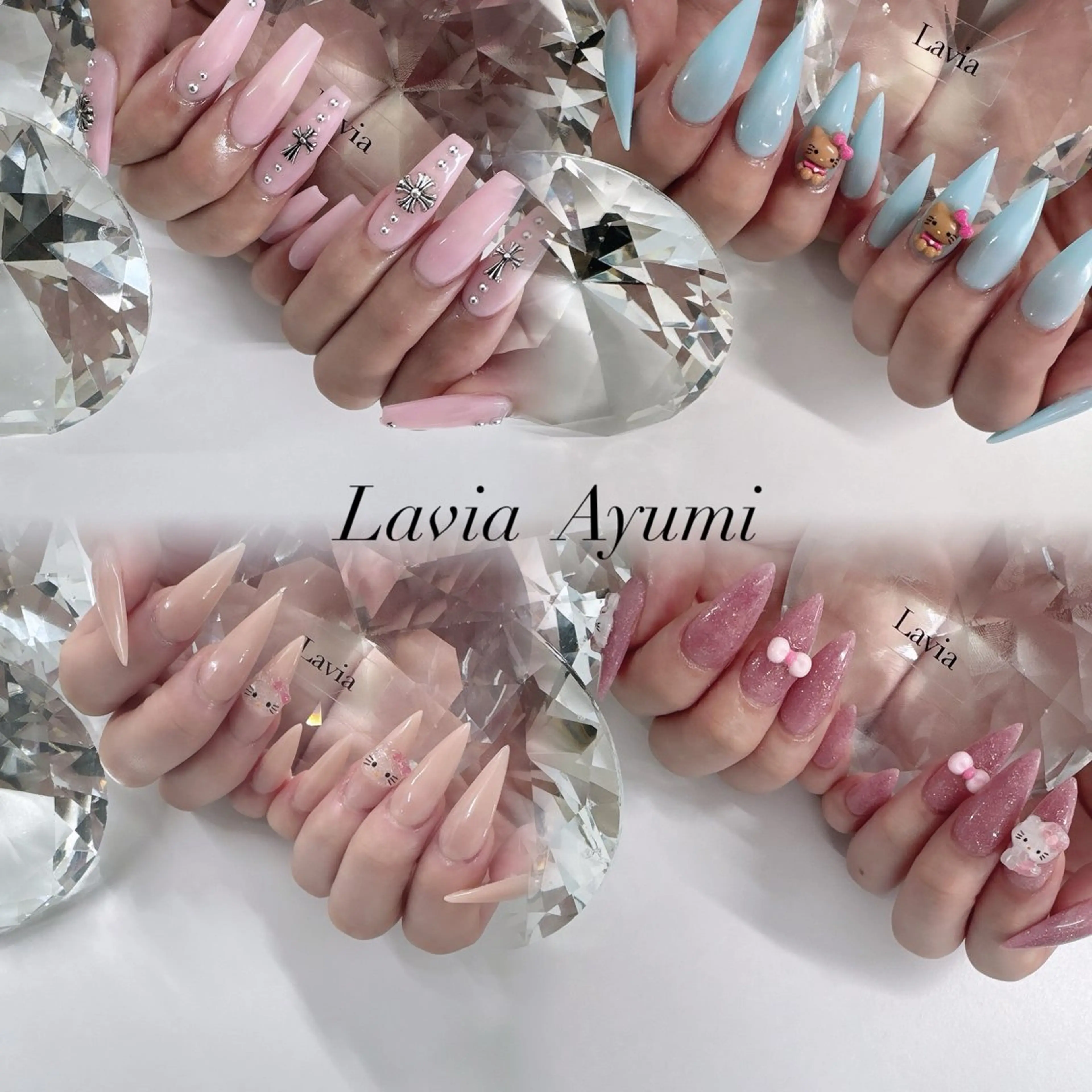 ネイル ハンドネイル lavia🖤 ayumiのネイルデザイン