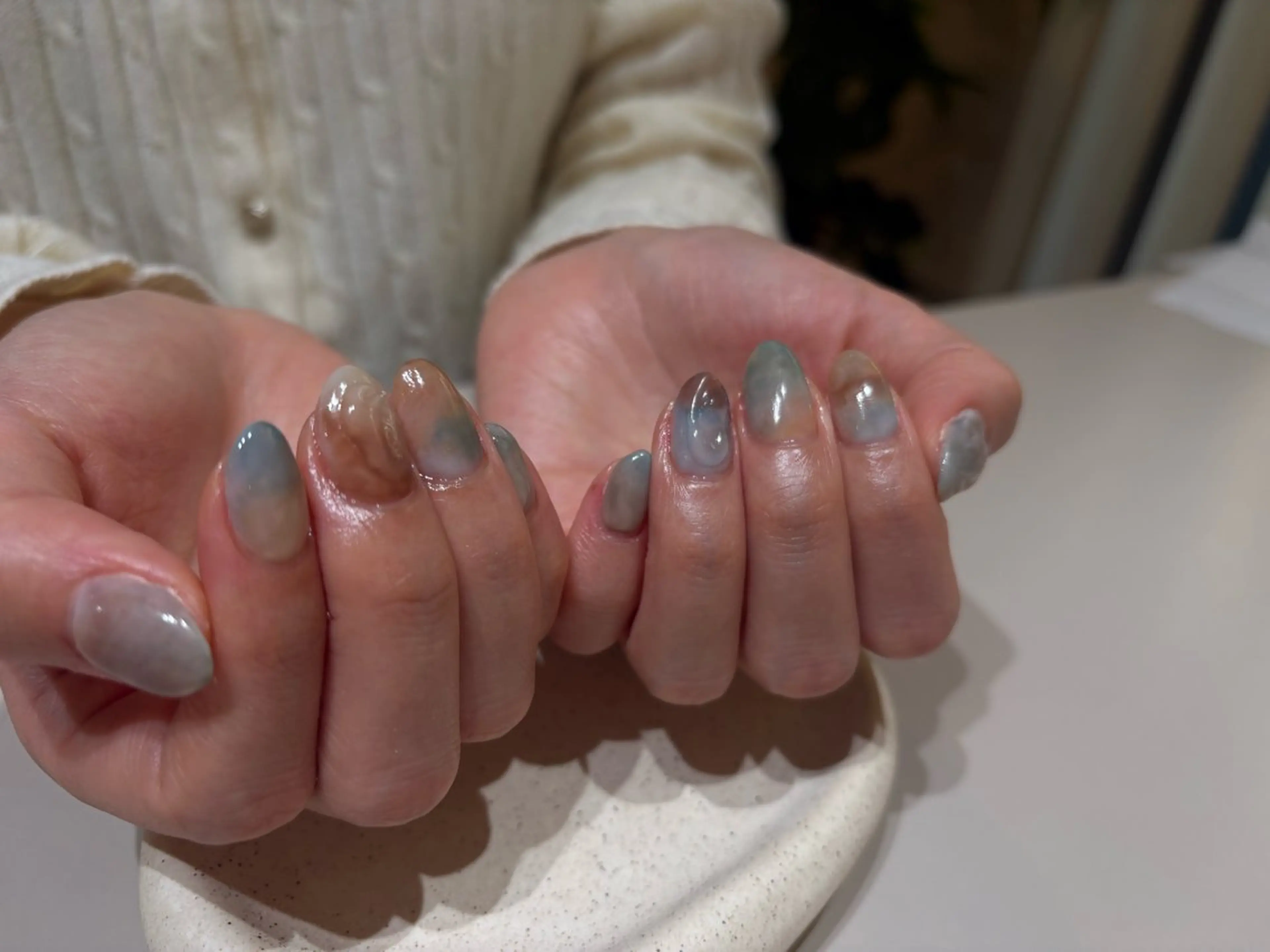 ネイル ニュアンスネイル ハンドネイル Mizuki Bのネイルデザイン