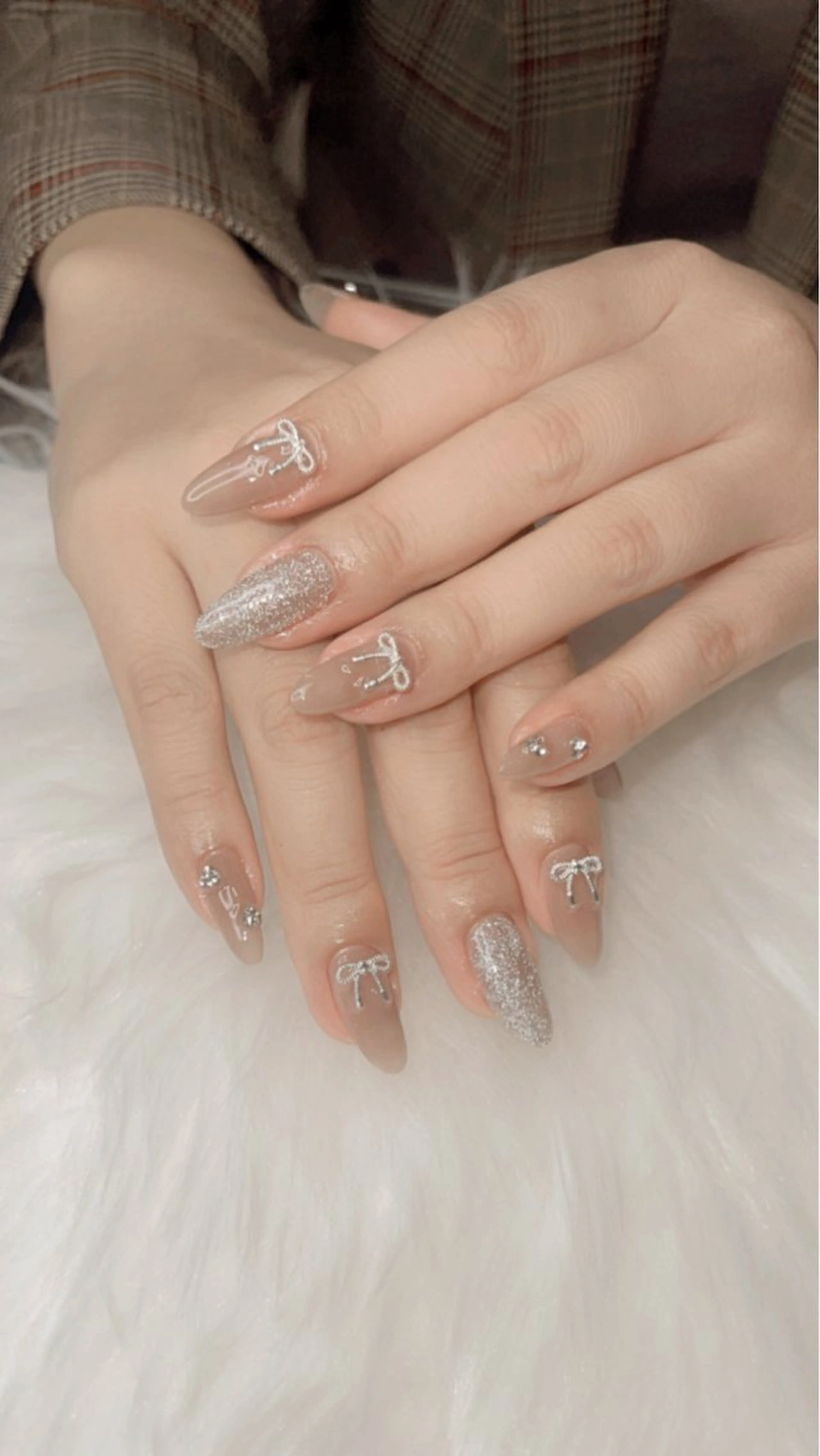 ネイル アートネイル 長さ出し ジェルネイル キラキラネイル マグネットネイル Lee Nails チップ長さだし専門店のネイルデザイン