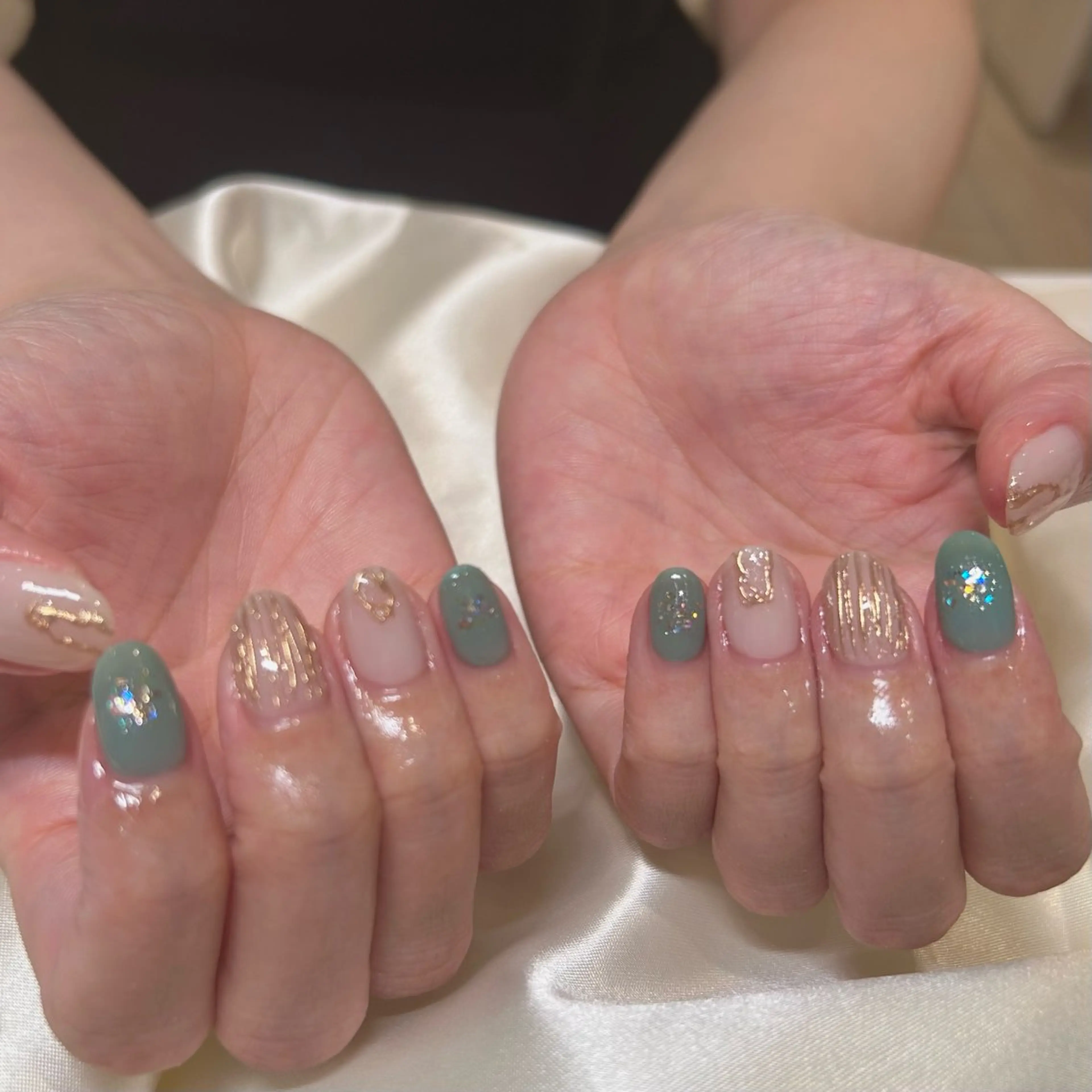 ネイル 長瀬 瑠霞のネイルデザイン