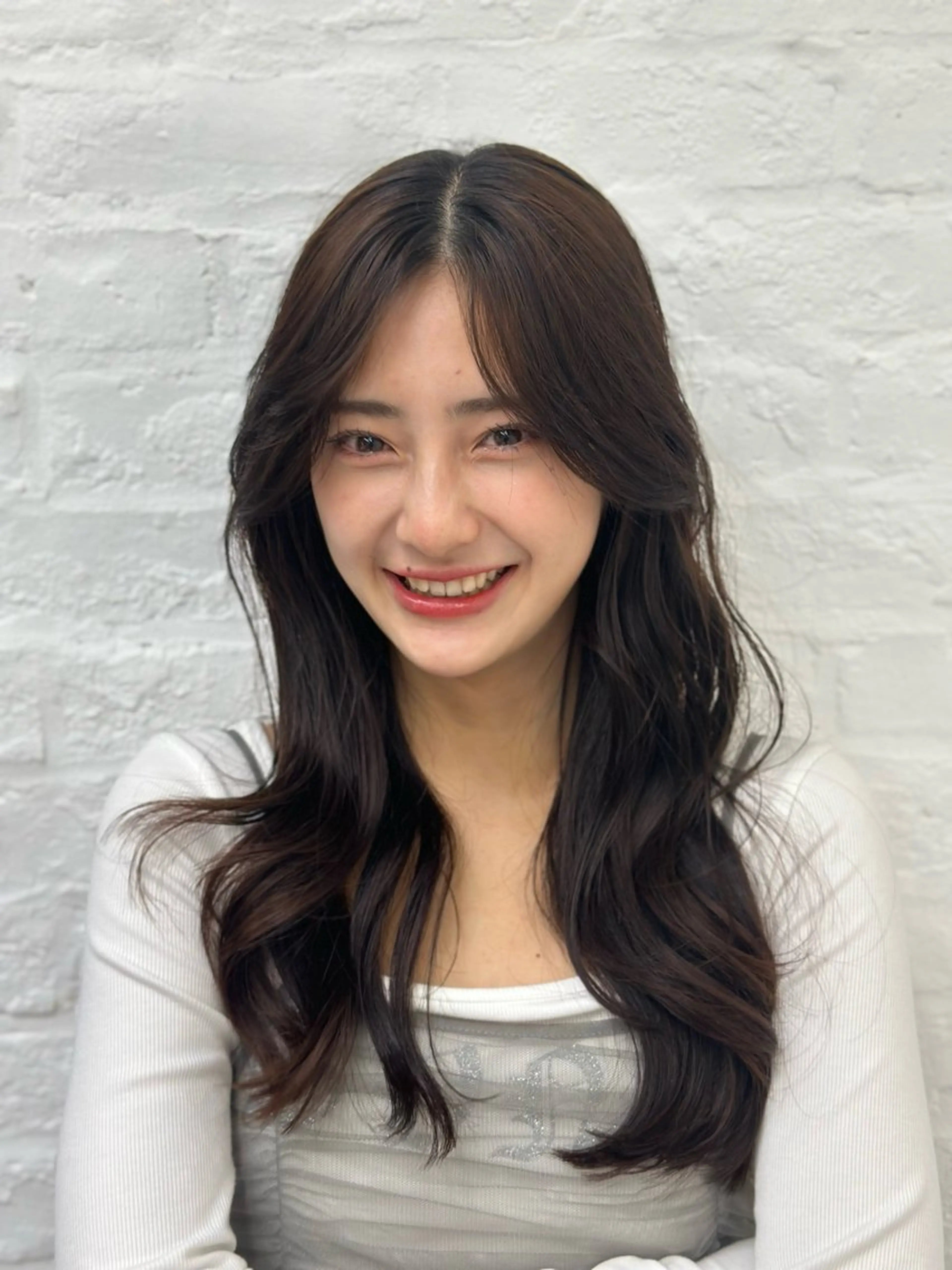 セミロング カット ヘアカラー トリートメント ヘッドスパ ヘアセット 前髪顔まわりカット 🌈中村海聖のヘアスタイル