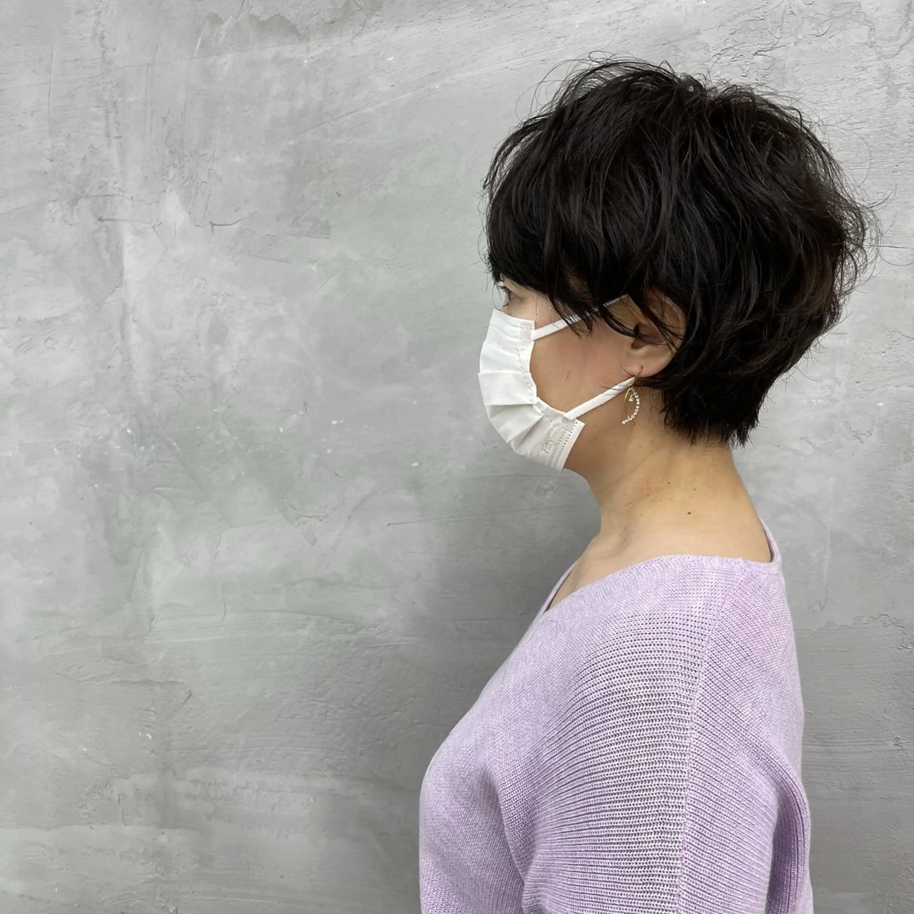 ショート パーマ カット パーマ トリートメント 田畑 智規のヘアスタイル