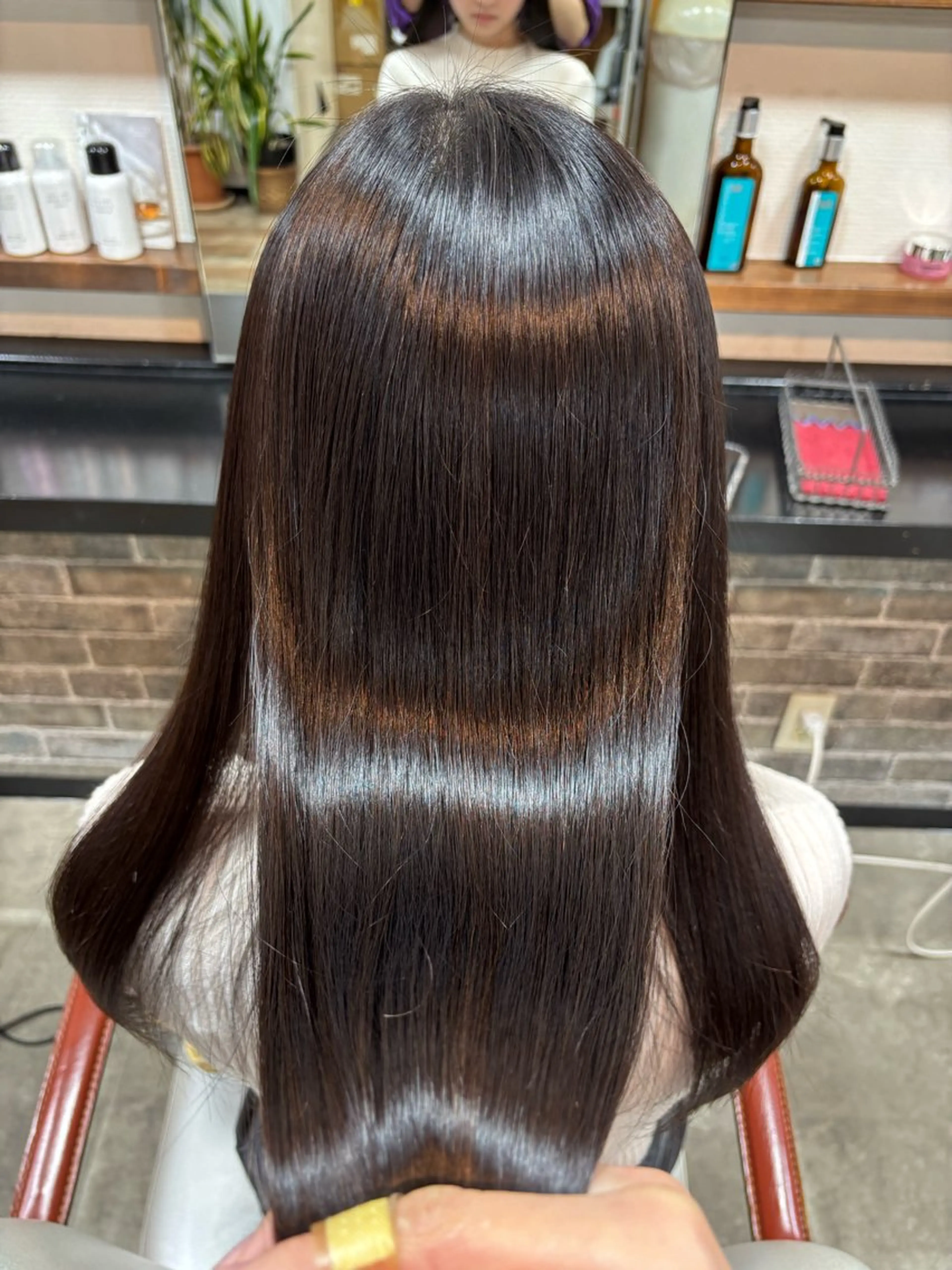 ロング パーマ ヘアアレンジ カット 縮毛矯正 イツキ🌕デザインカ ラー🥨髪質改善🫧のヘアスタイル