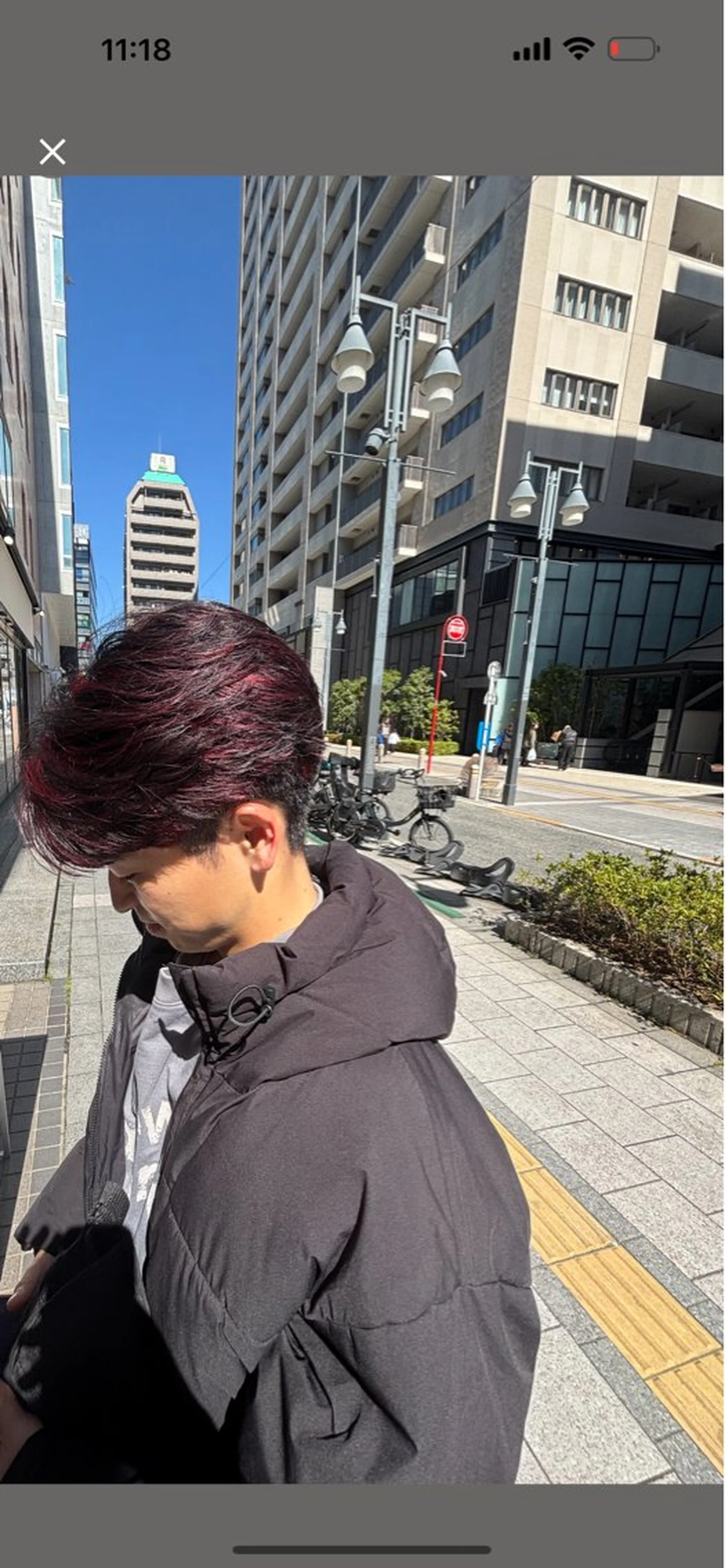 カラー メンズ 4/28～5/15 出張中です。はじめのヘアスタイル