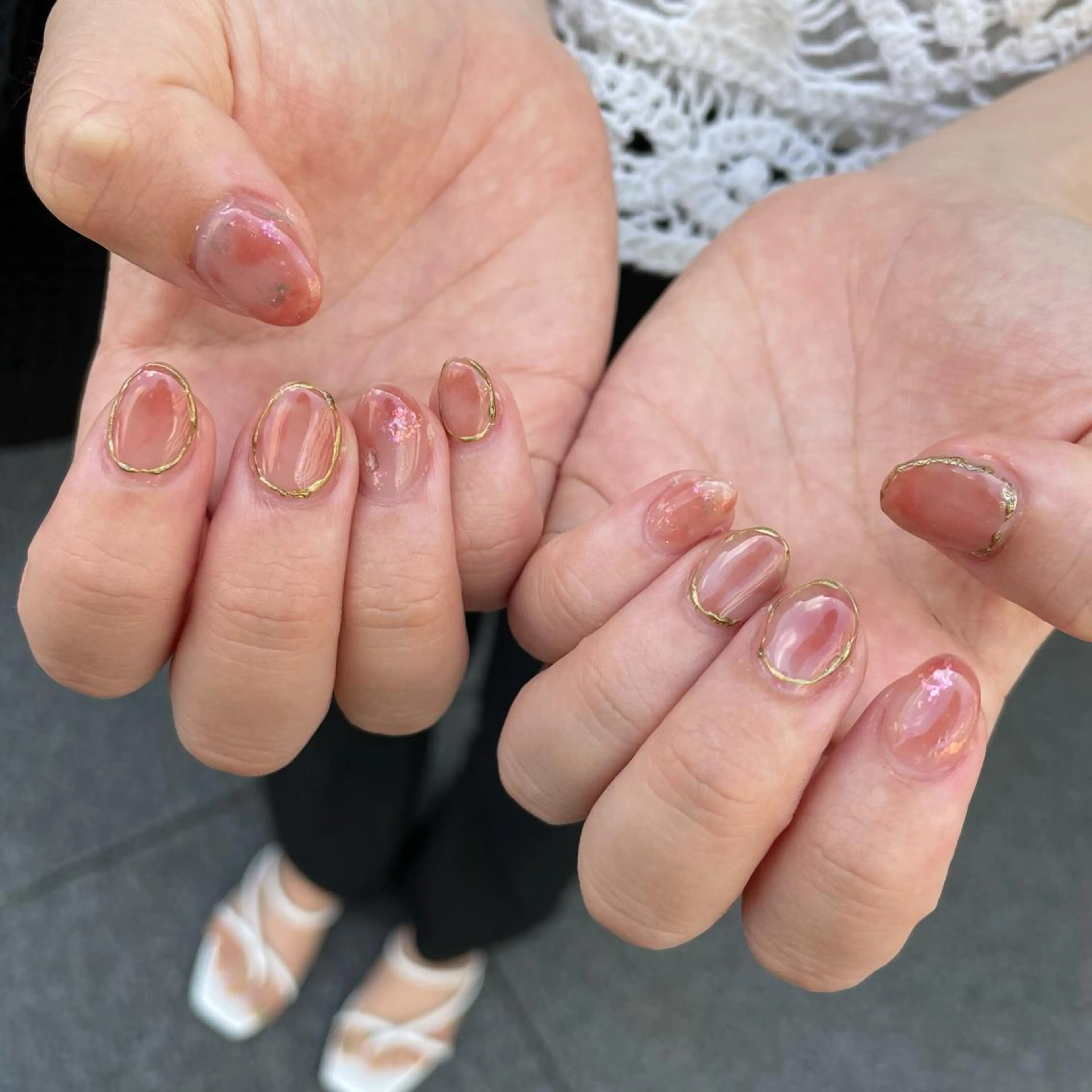 ネイル AMI ウルフパーマ/メンズのヘアスタイル