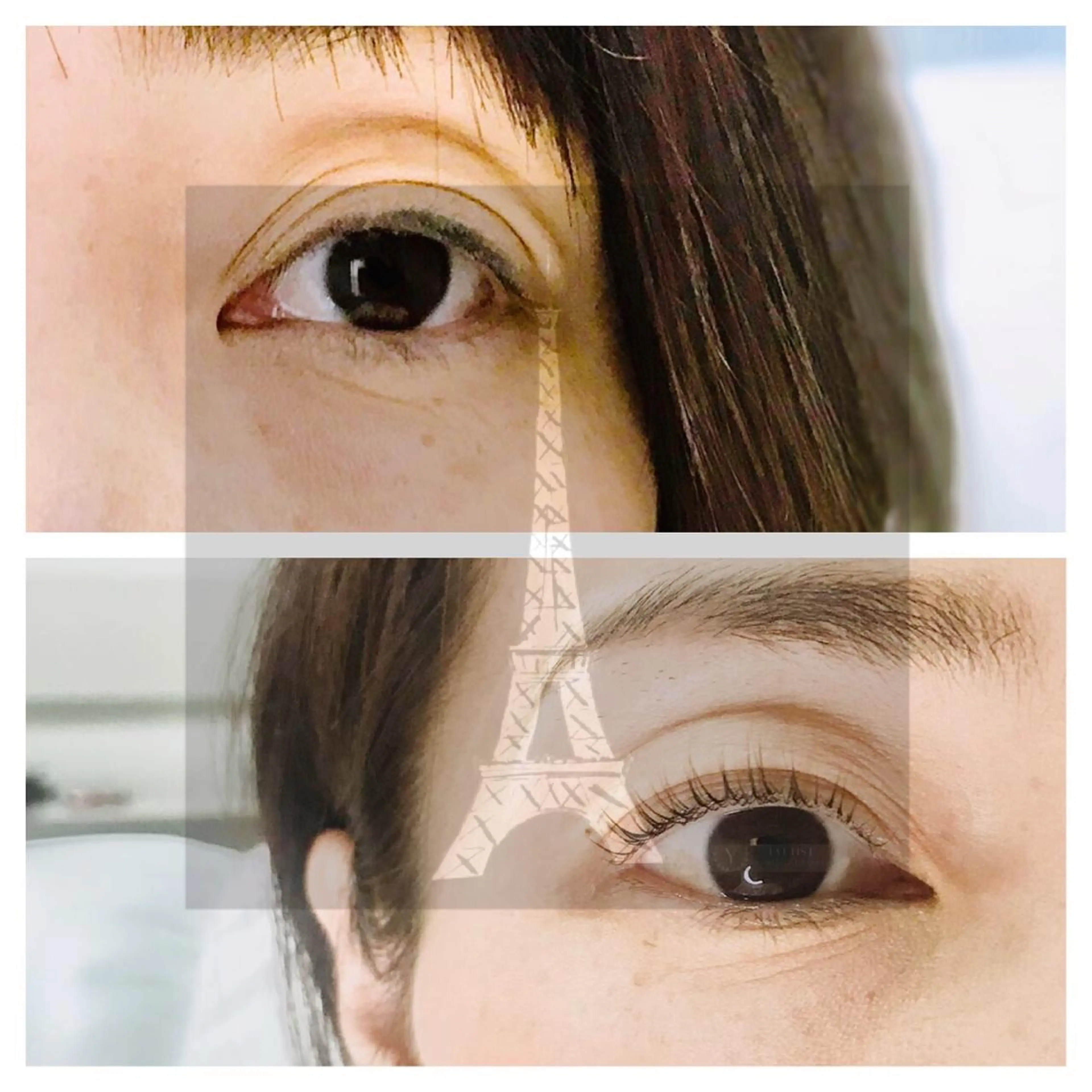 マツエク・マツパ パリジェンヌラッシュリフト マツパ eyelash presh yukaのマツエク・マツパデザイン